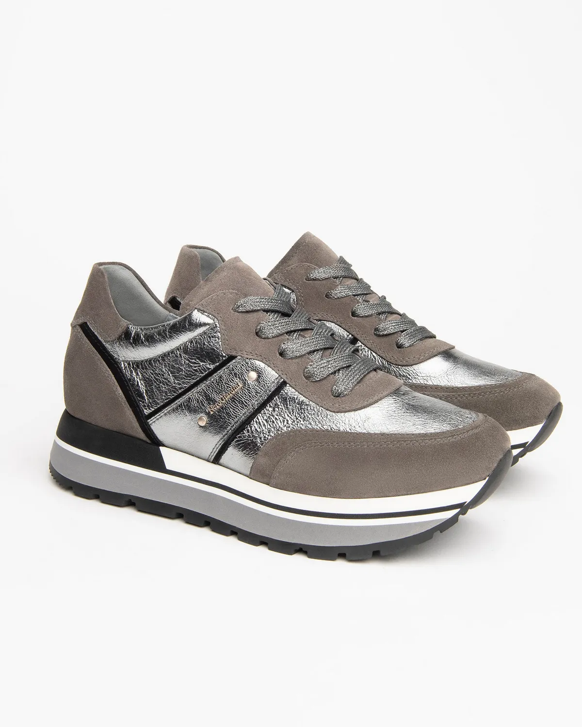 NeroGiardini sneakers piele intoarsa dama casual