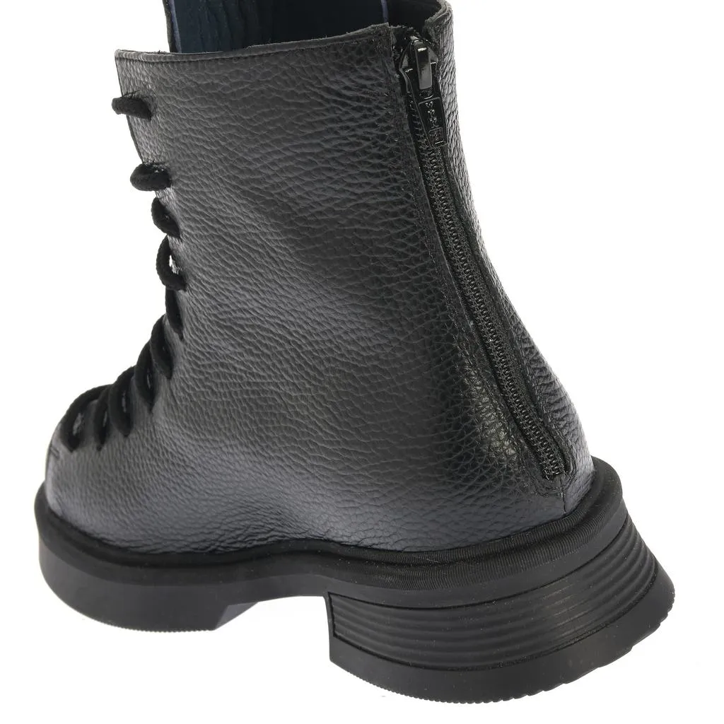 Ana Urbana Shoes Rosemarie bocanci negri piele naturala