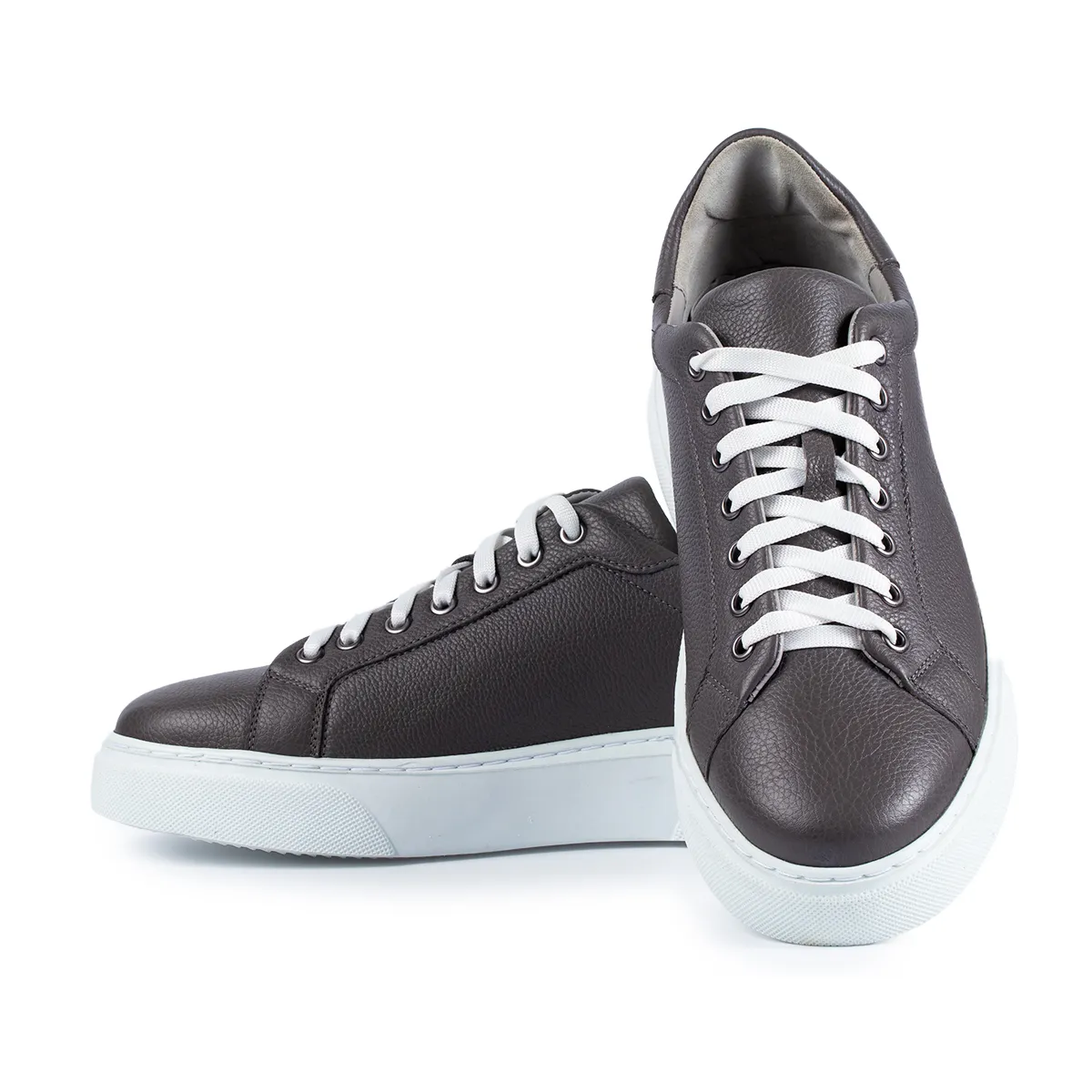 Lucas Shoes Sneaker 510 sneakers bizon gri piele naturala