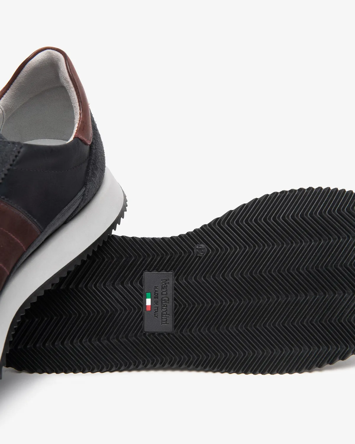 NeroGiardini sneakers barbati piele intoarsa casual