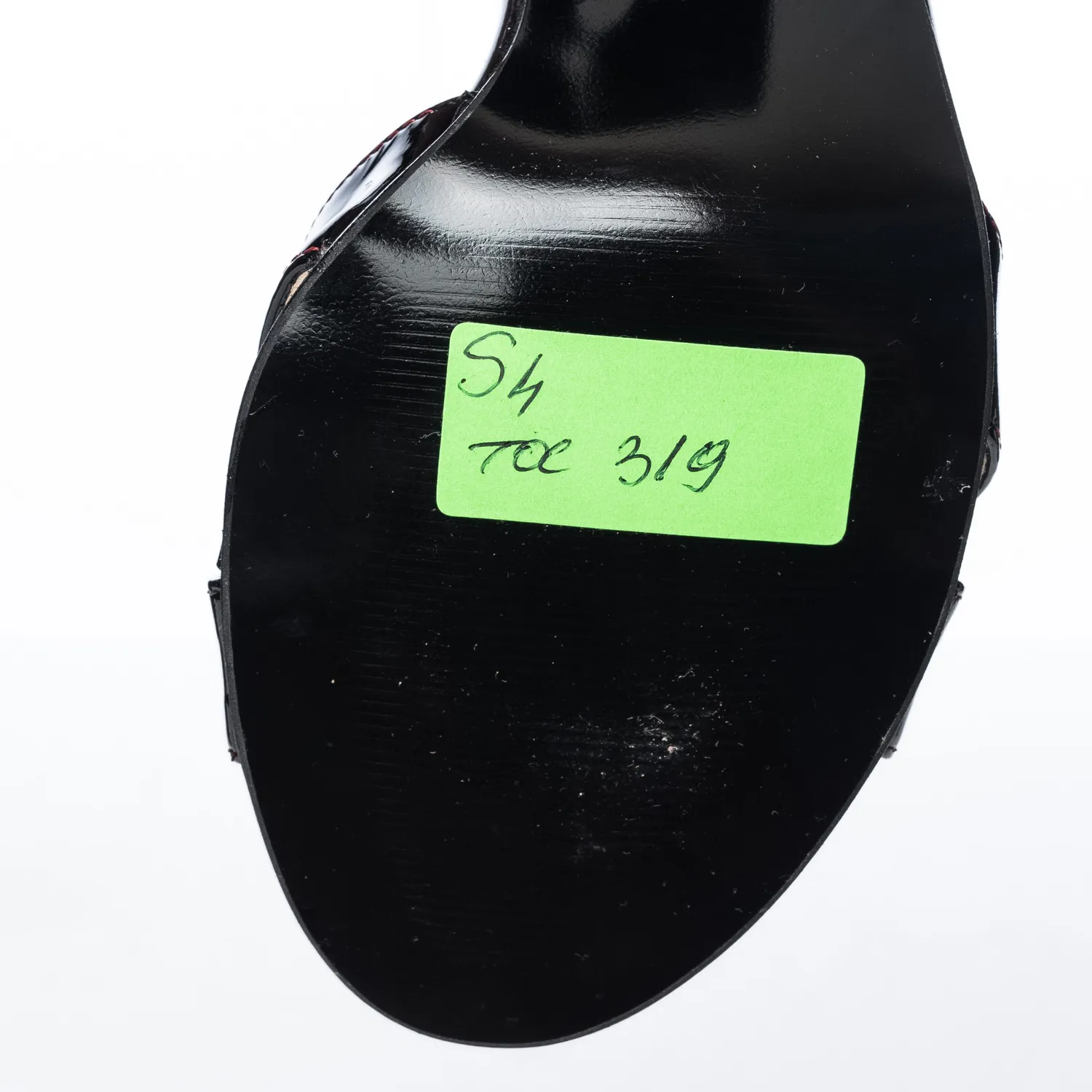Catinca Shoes S4 NL sandale dama piele naturala negru lac
