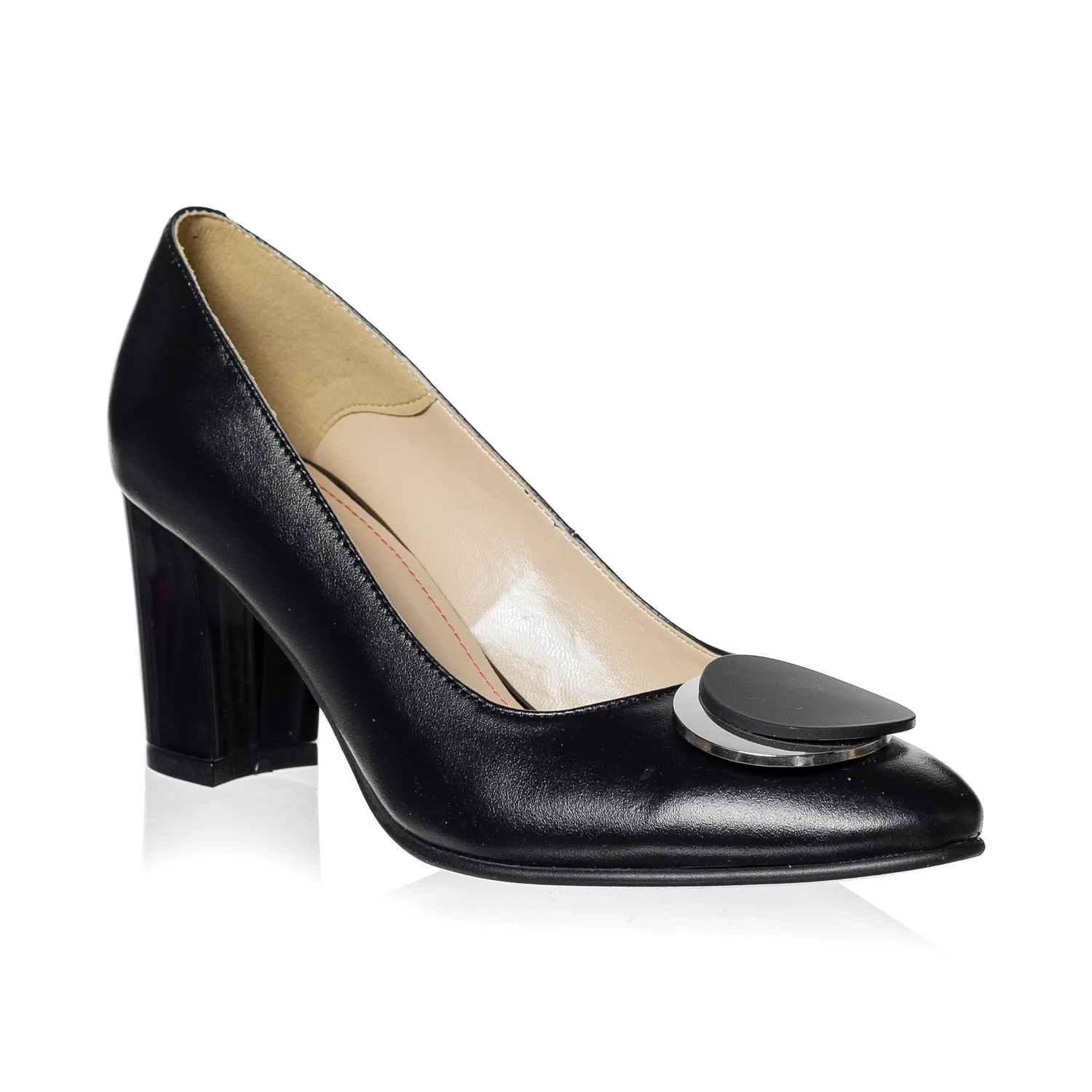 Catinca Shoes A30 NB pantofi piele naturala negru