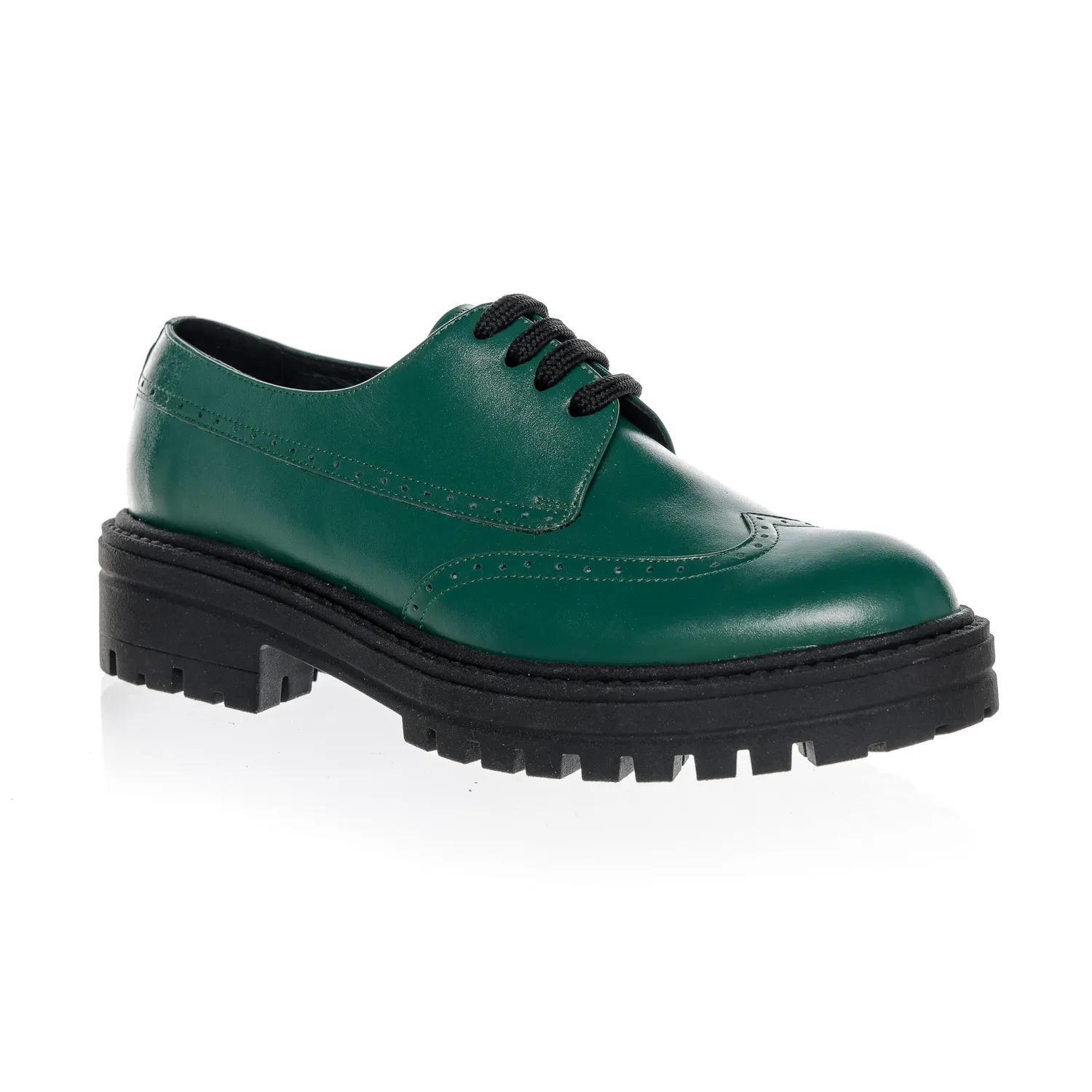 Catinca Shoes G9 VB pantofi dama piele verde box