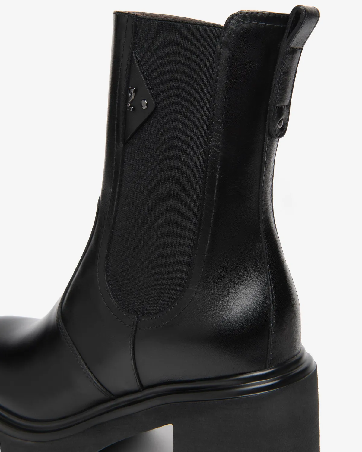 NeroGiardini ghete chelsea dama piele toc 85 mm