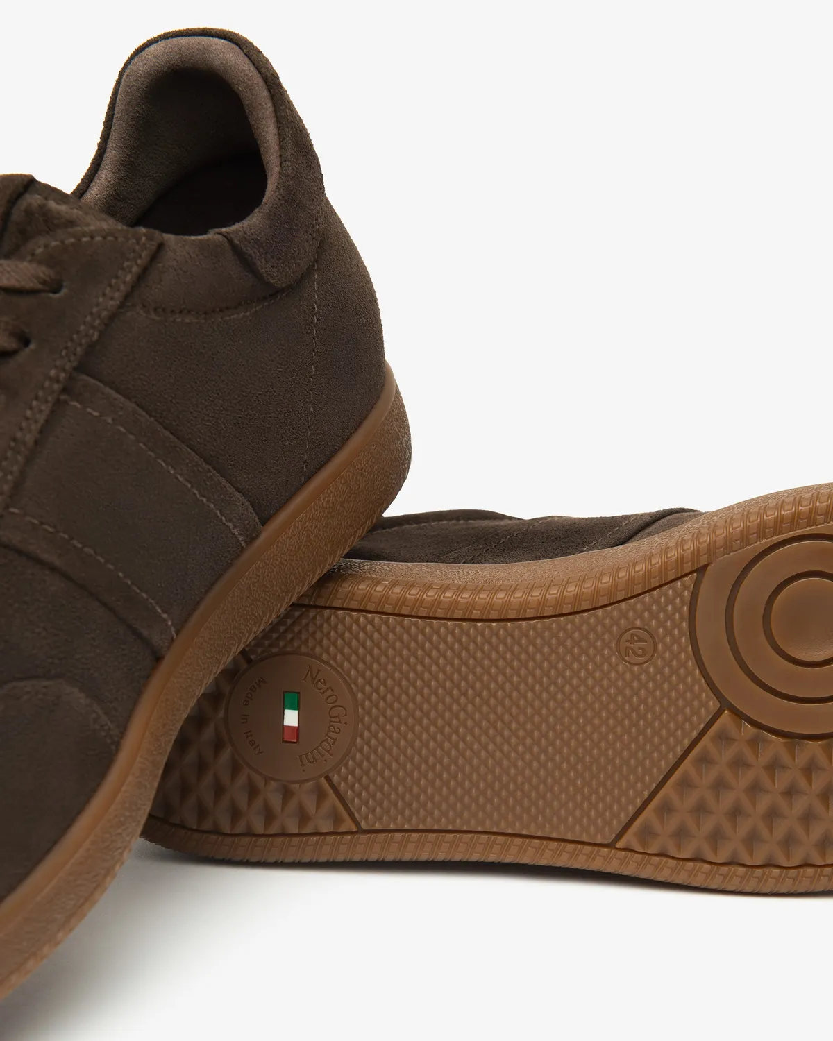 NeroGiardini sneakers barbati piele intoarsa toamna