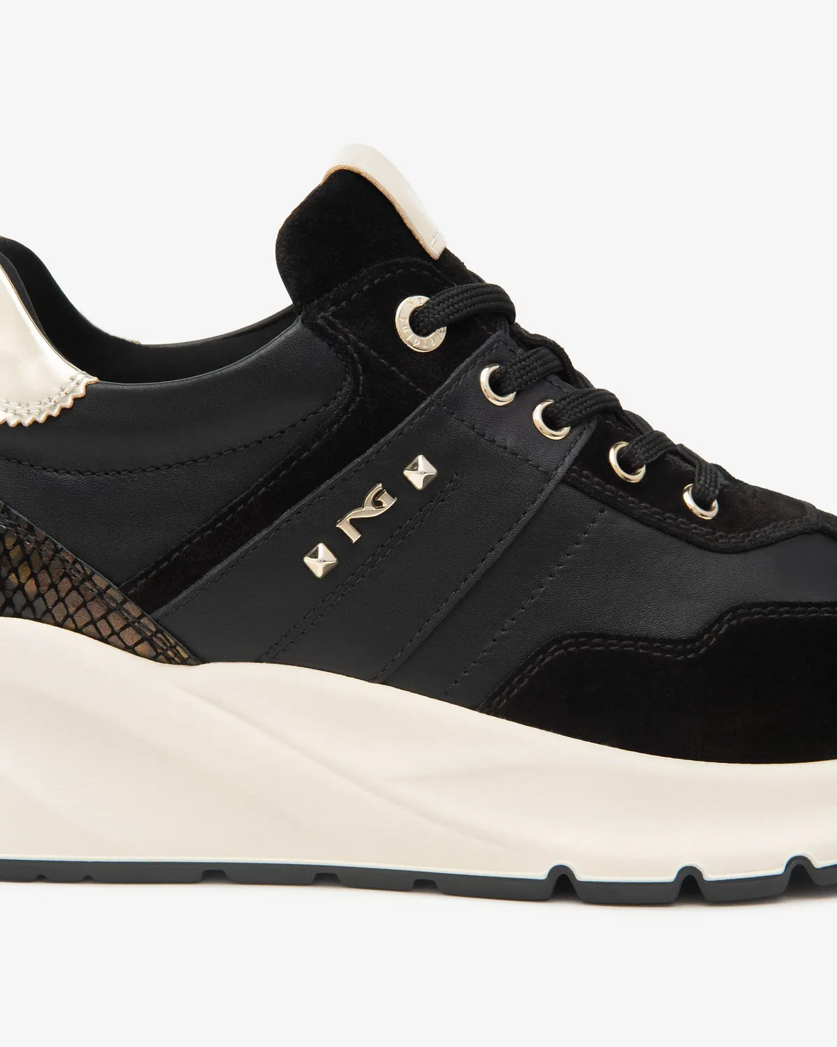 NeroGiardini sneakers dama piele intoarsa cu memory