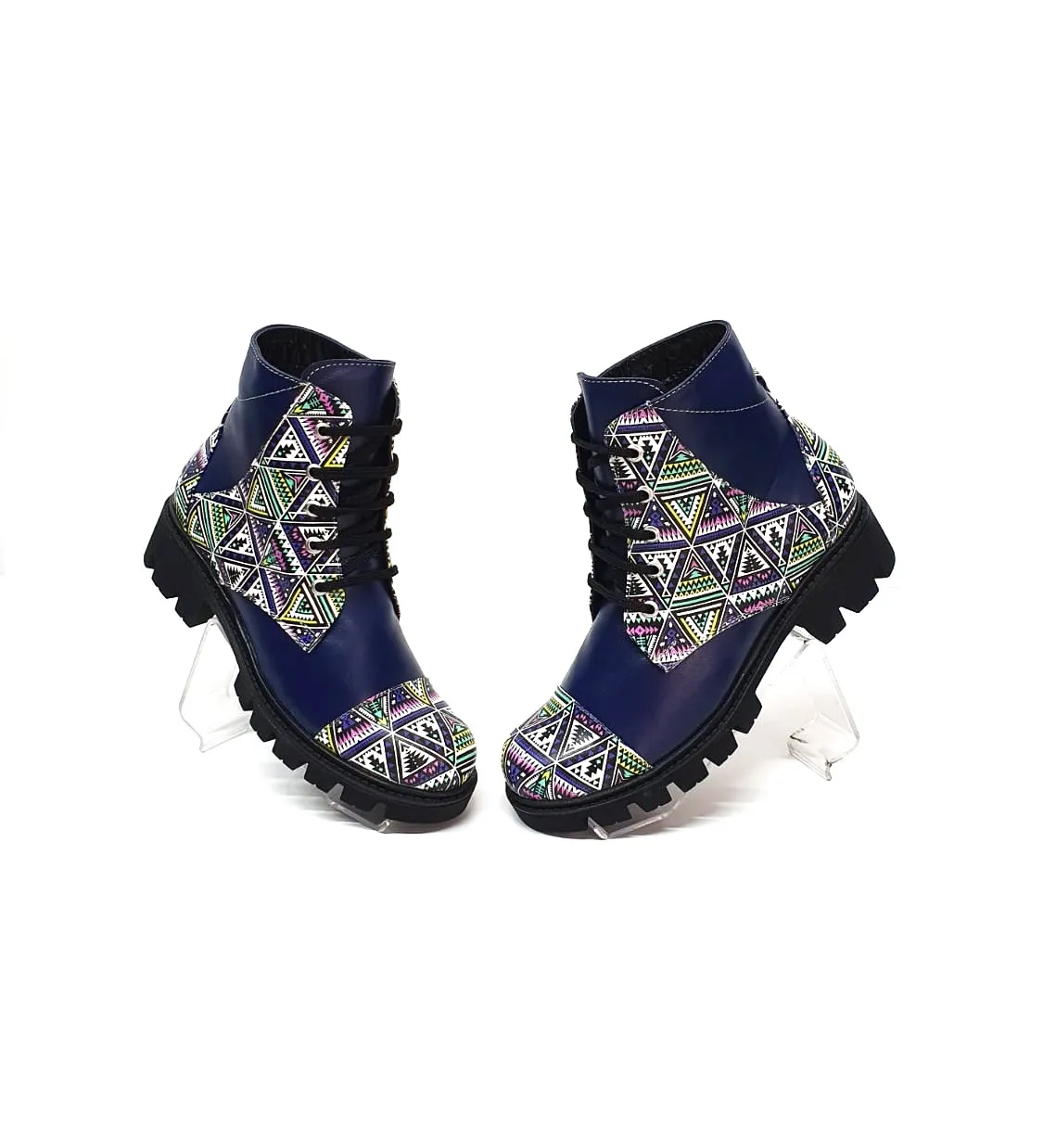 Catinca Shoes BC20 BT bocanci piele bleumarin