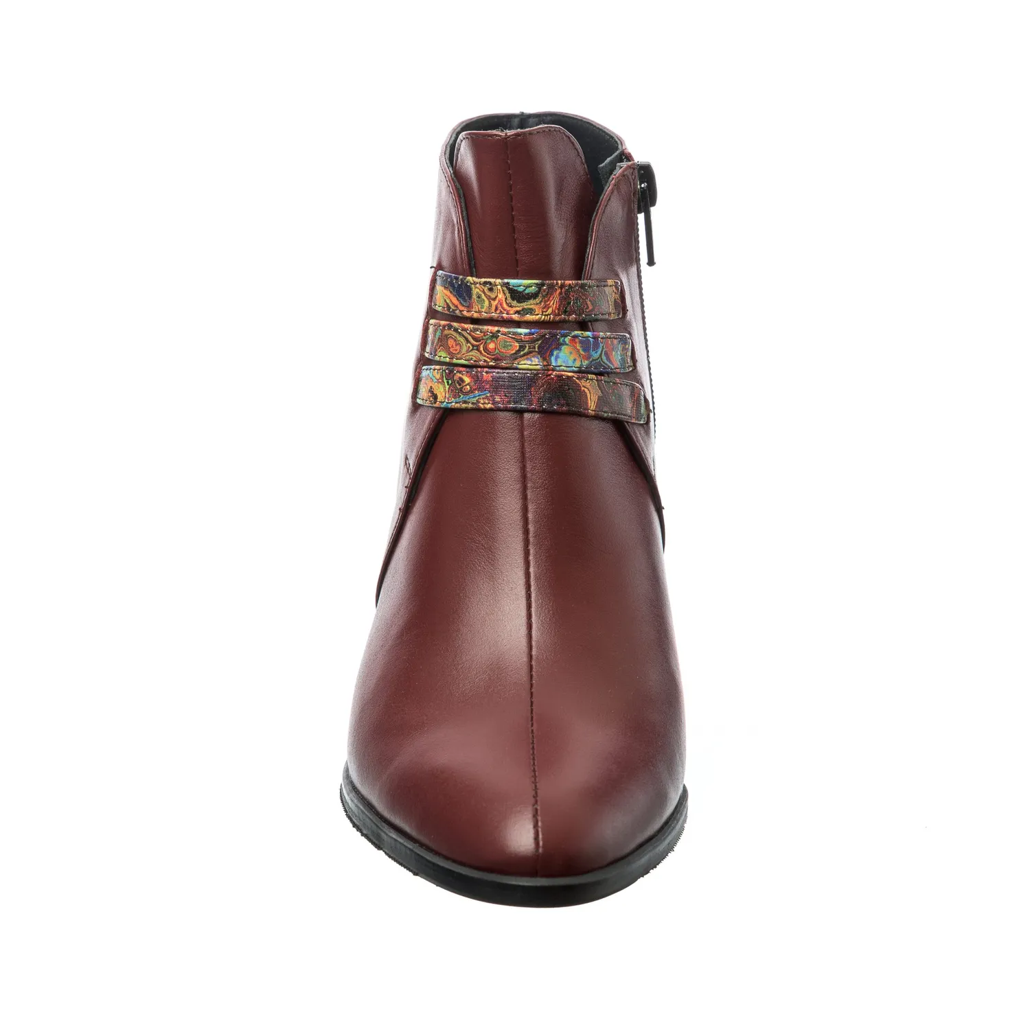 Catinca Shoes GX45 BBP ghete dama bordo piele naturala