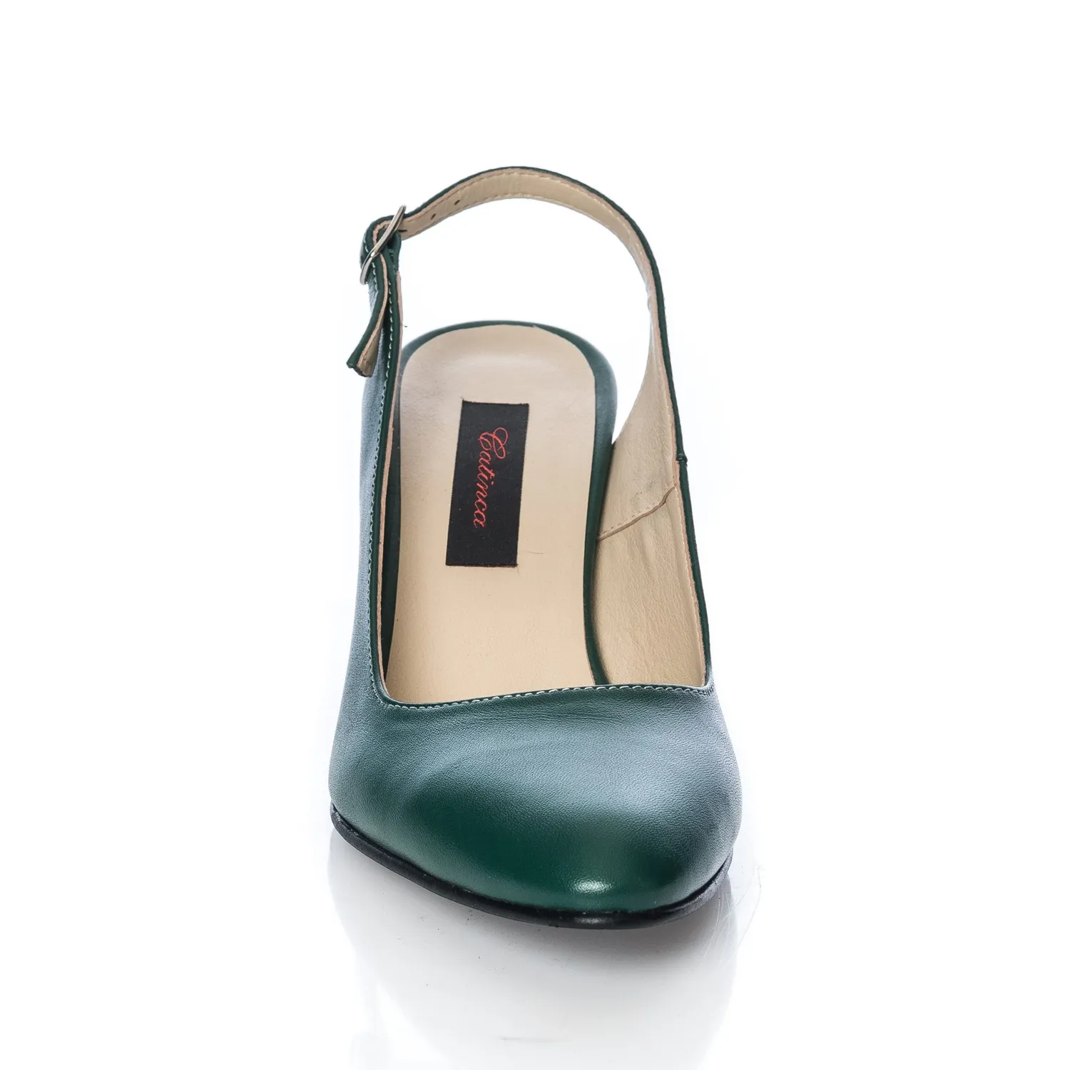 Catinca Shoes V7 VB sandale piele verde box