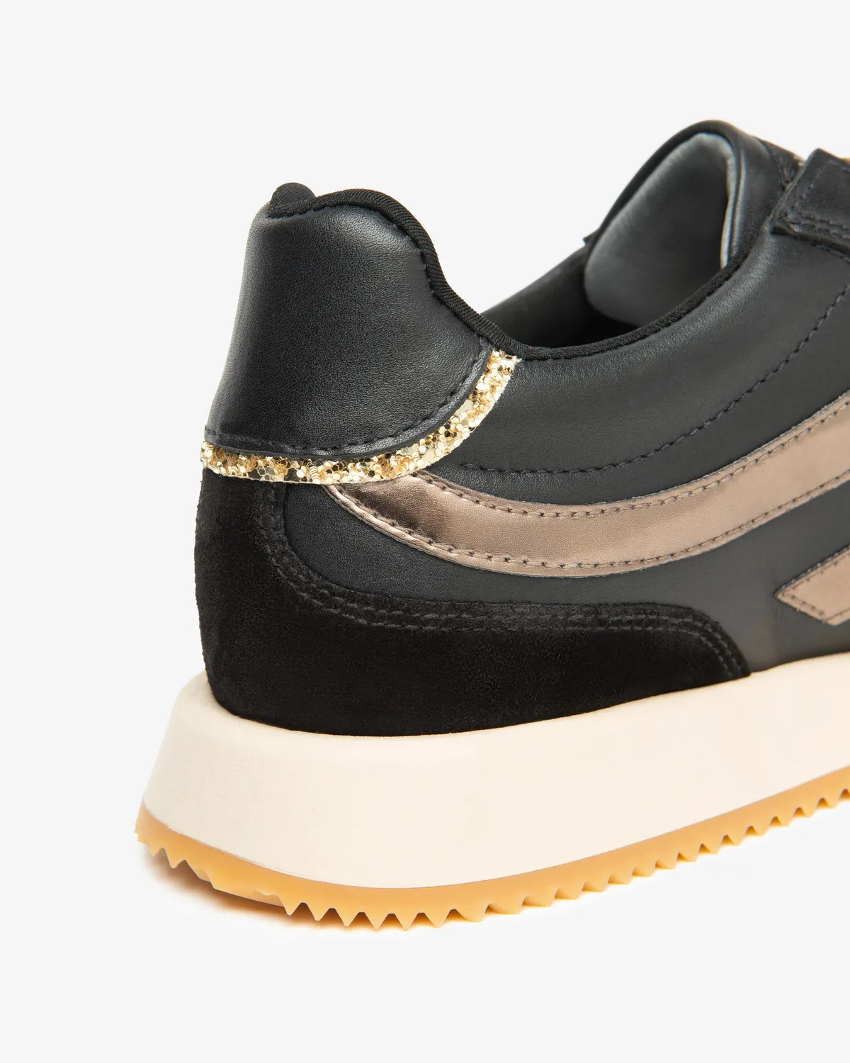 NeroGiardini sneakers dama piele si material tehnic toamna
