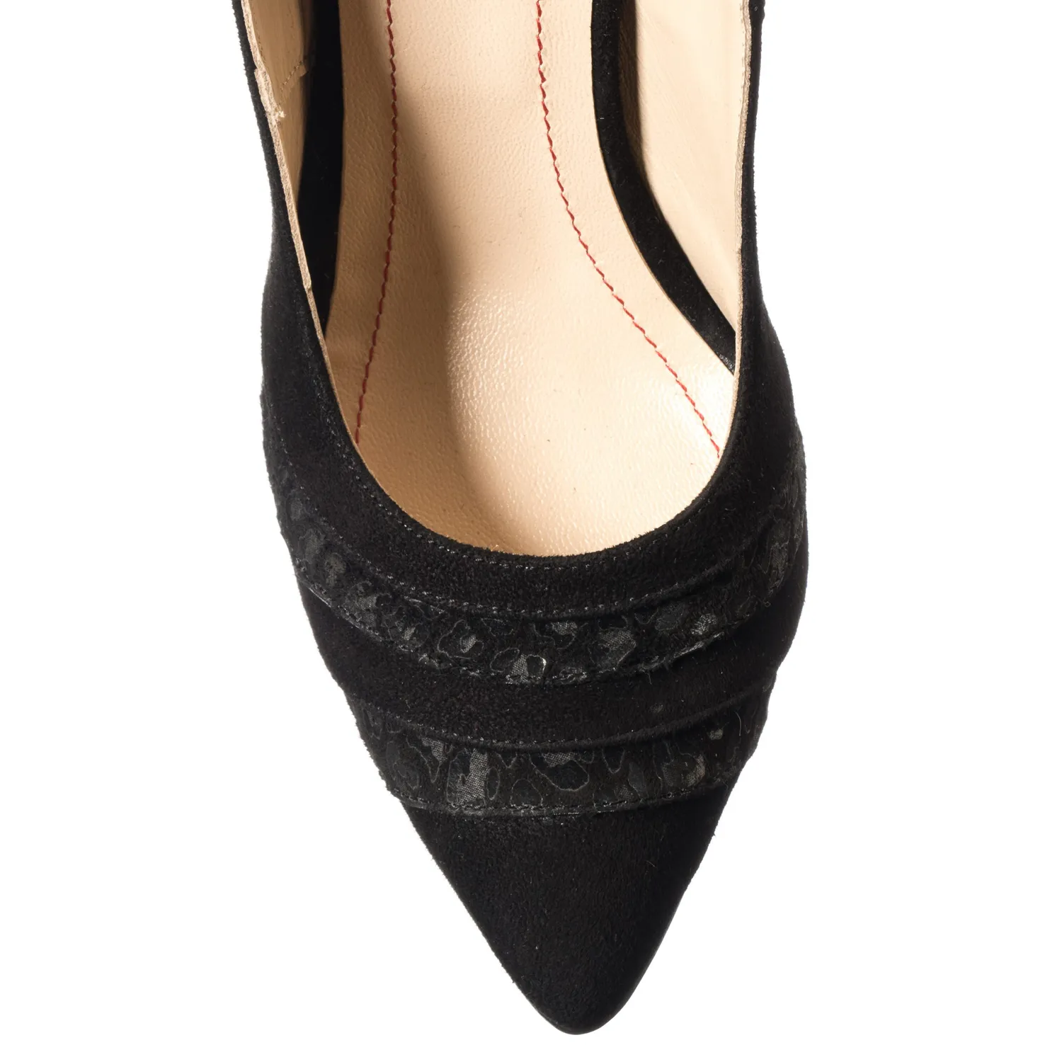 Catinca Shoes A101 NAF sandale dama negru antilopa piele