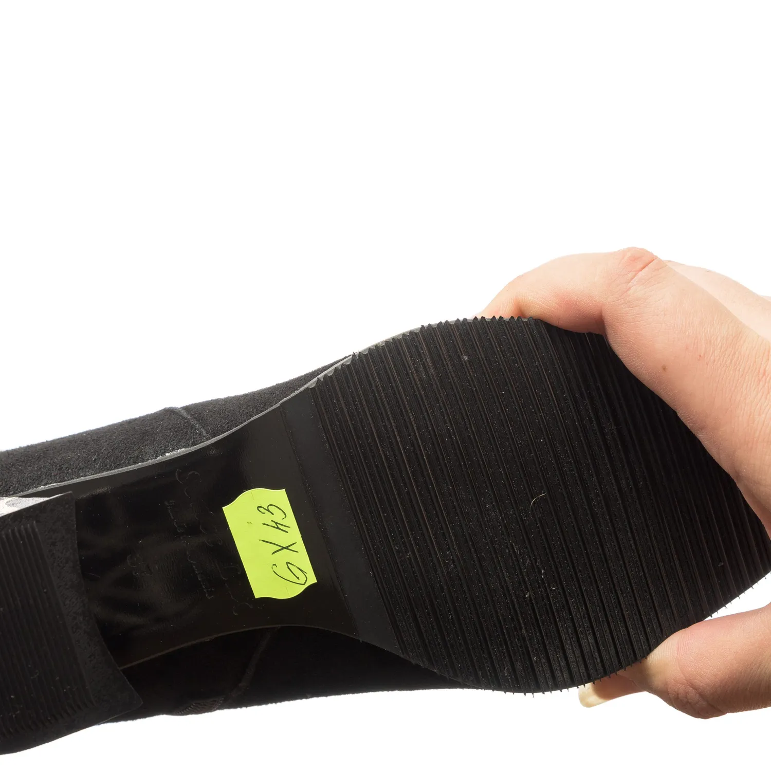 Catinca Shoes GX43 NAFA ghete dama piele negru antilopa