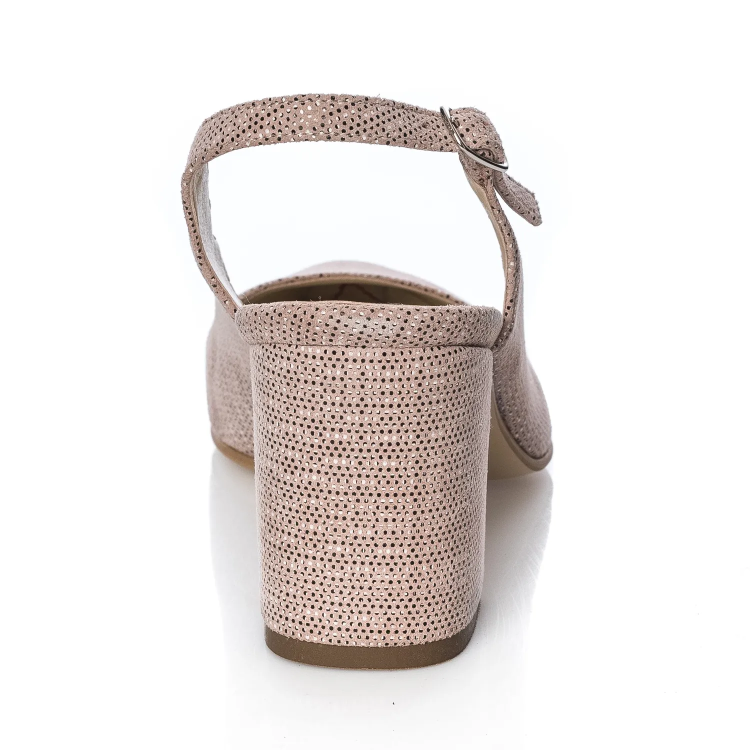 Catinca Shoes V7 RP sandale dama roz picatele piele