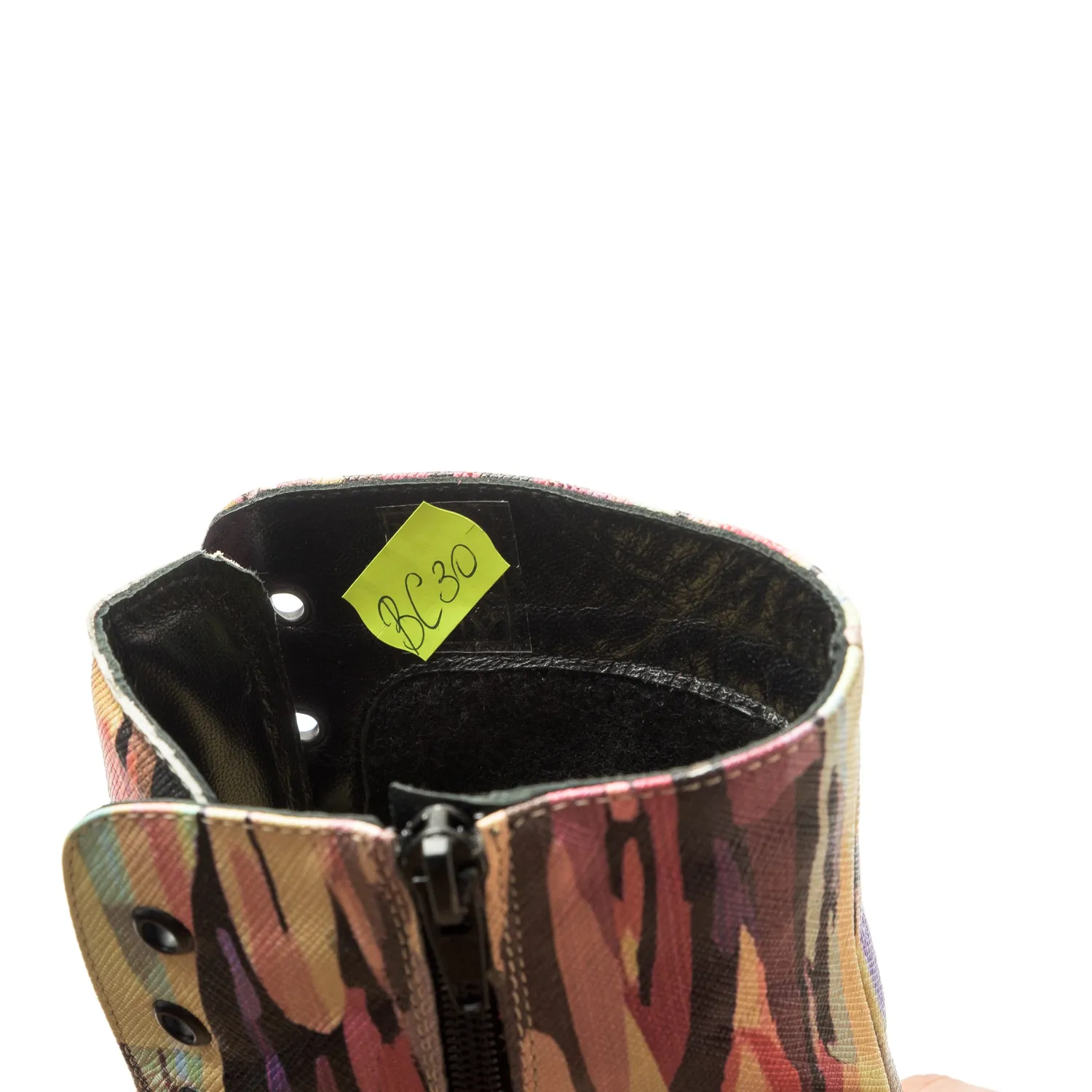 Catinca Shoes BC4 RBC bocanci piele naturala rosu box