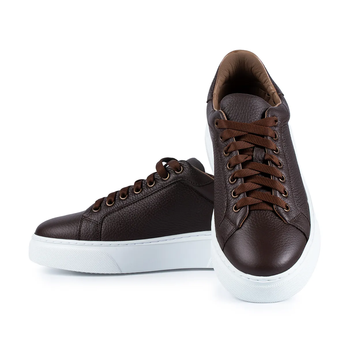 Lucas Shoes 510 sneakers piele bizon maro