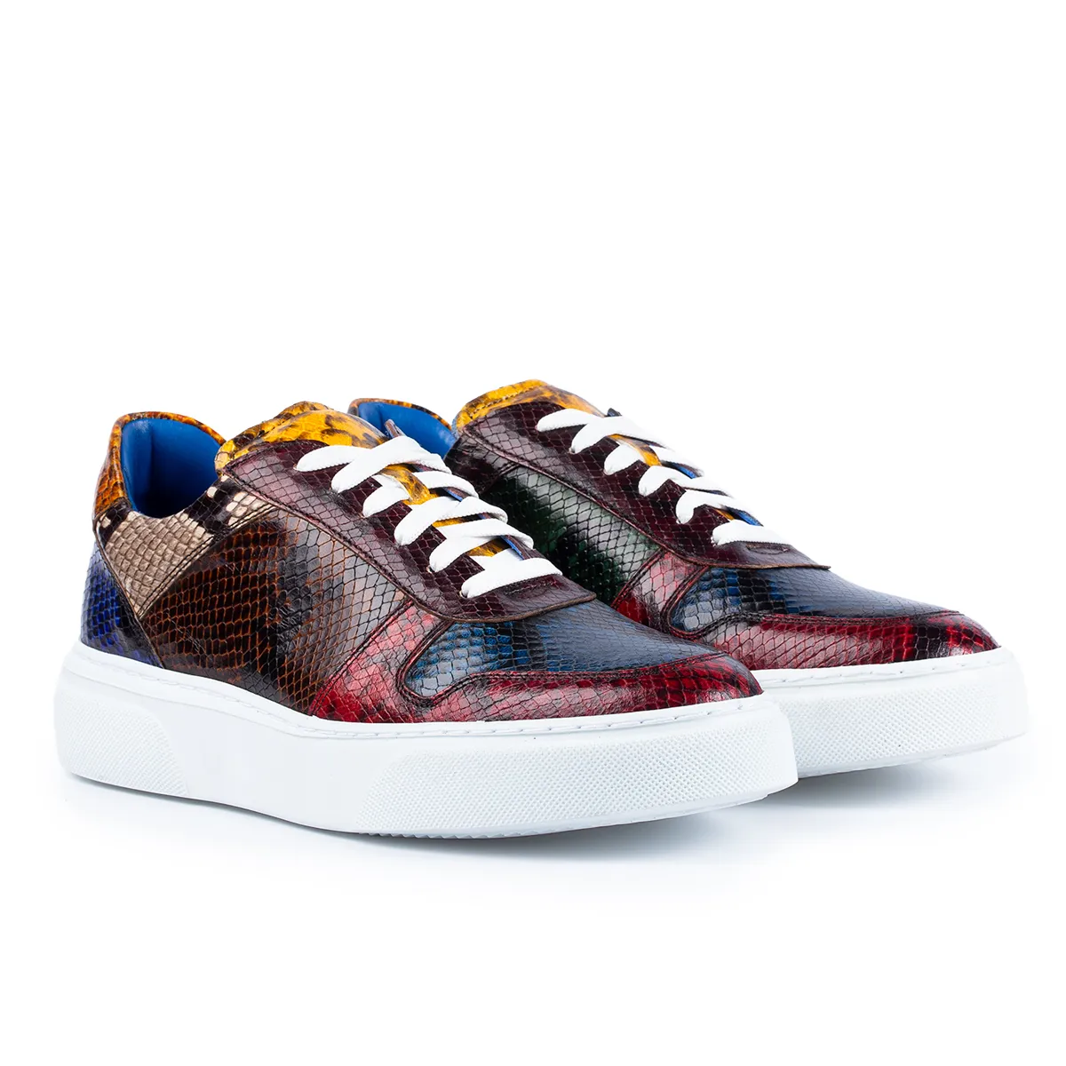 Lucas Shoes Sneaker 001 Exclusive pantofi piele croco