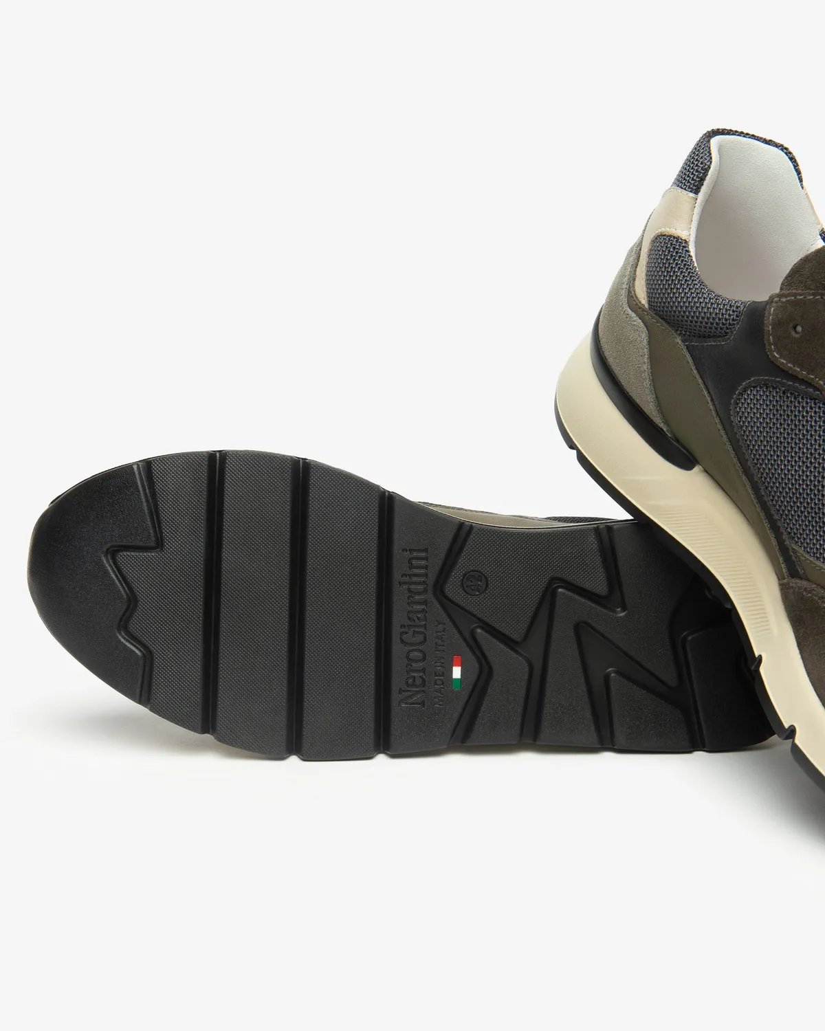 NeroGiardini Sneakers barbati piele intoarsa canvas 39-46