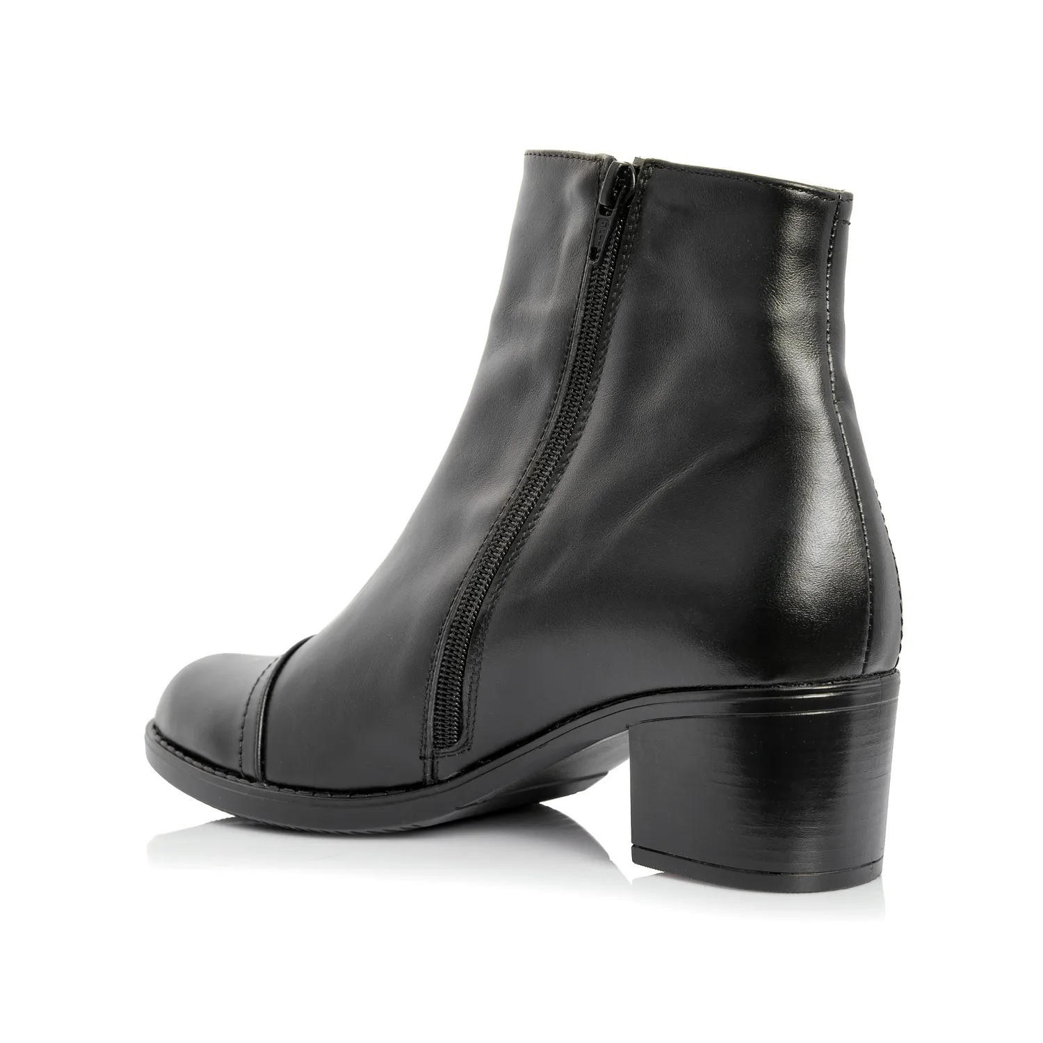 Catinca Shoes T80 NB ghete negre piele naturală