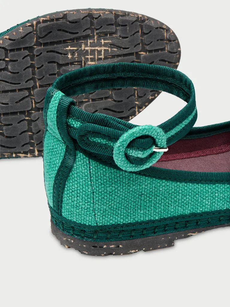 Flagelus Bracelet Green balerini in verde