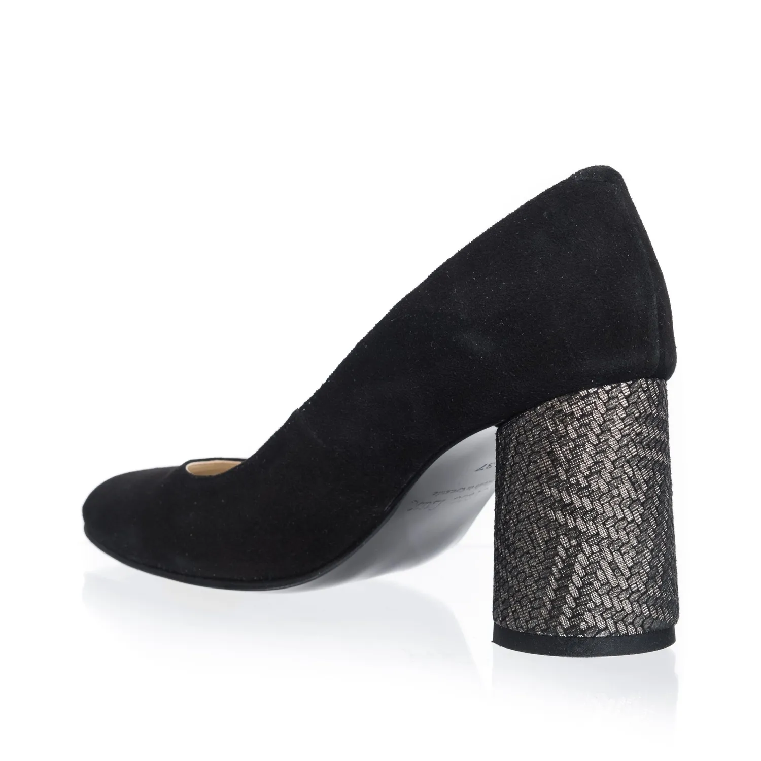 Catinca Shoes R11 NA pantofi damă piele negru antilopă