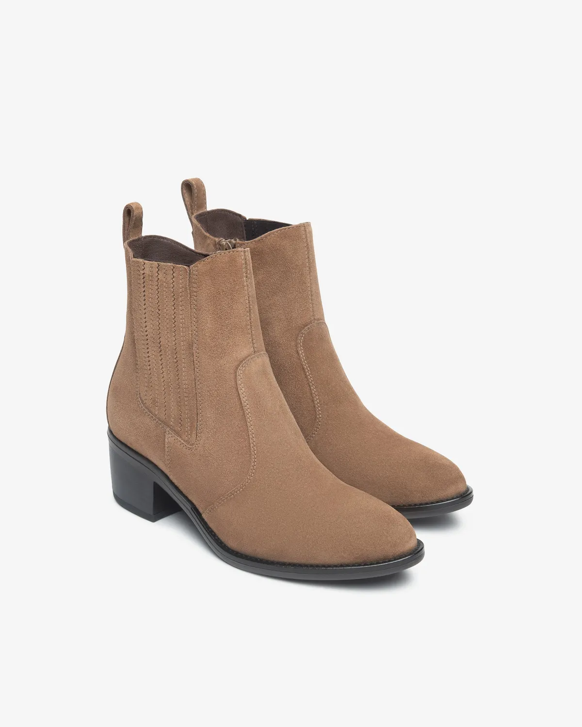 NeroGiardini botine chelsea dama piele intoarsa
