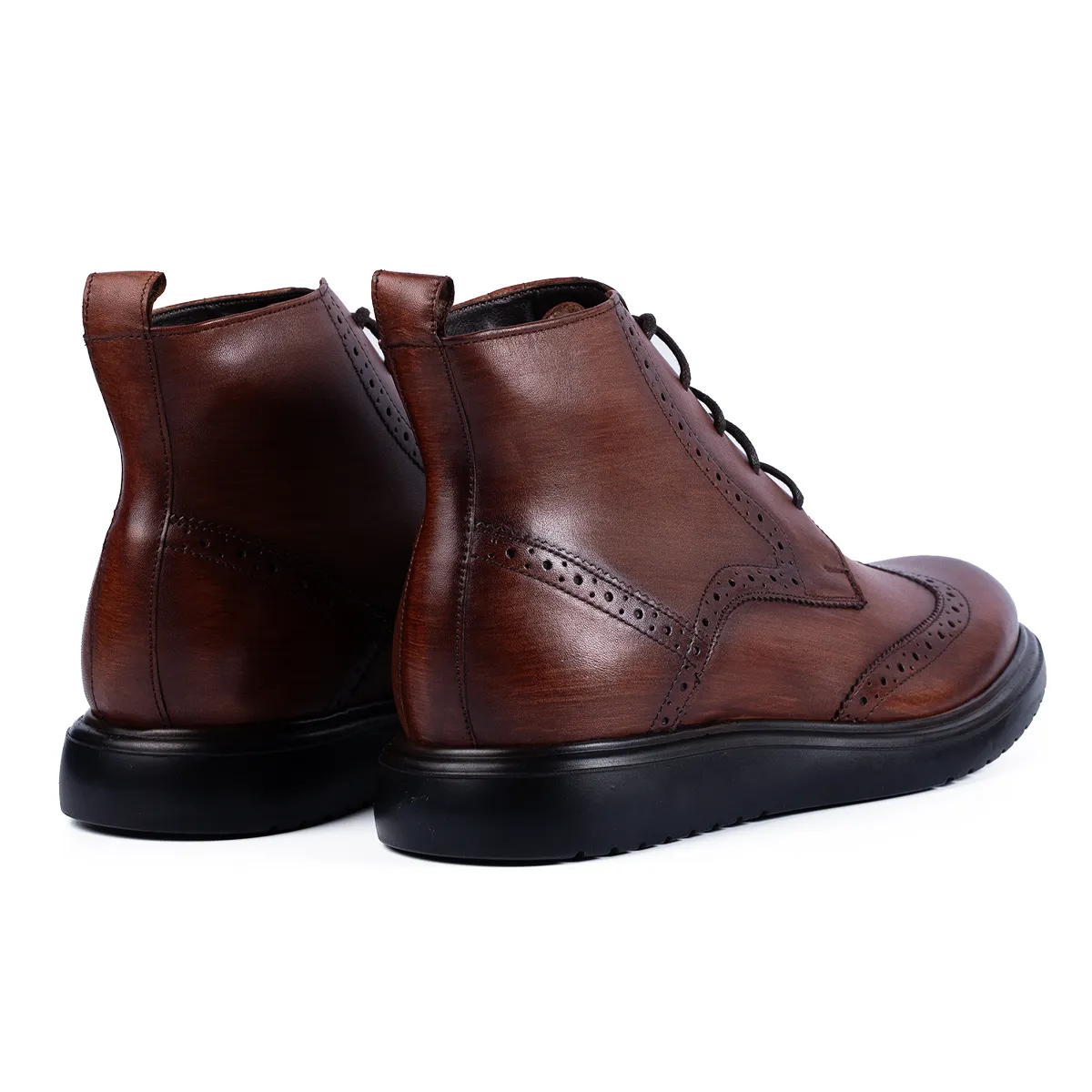 Lucas Shoes 850 Dudu ghete barbati coniac piele iarna