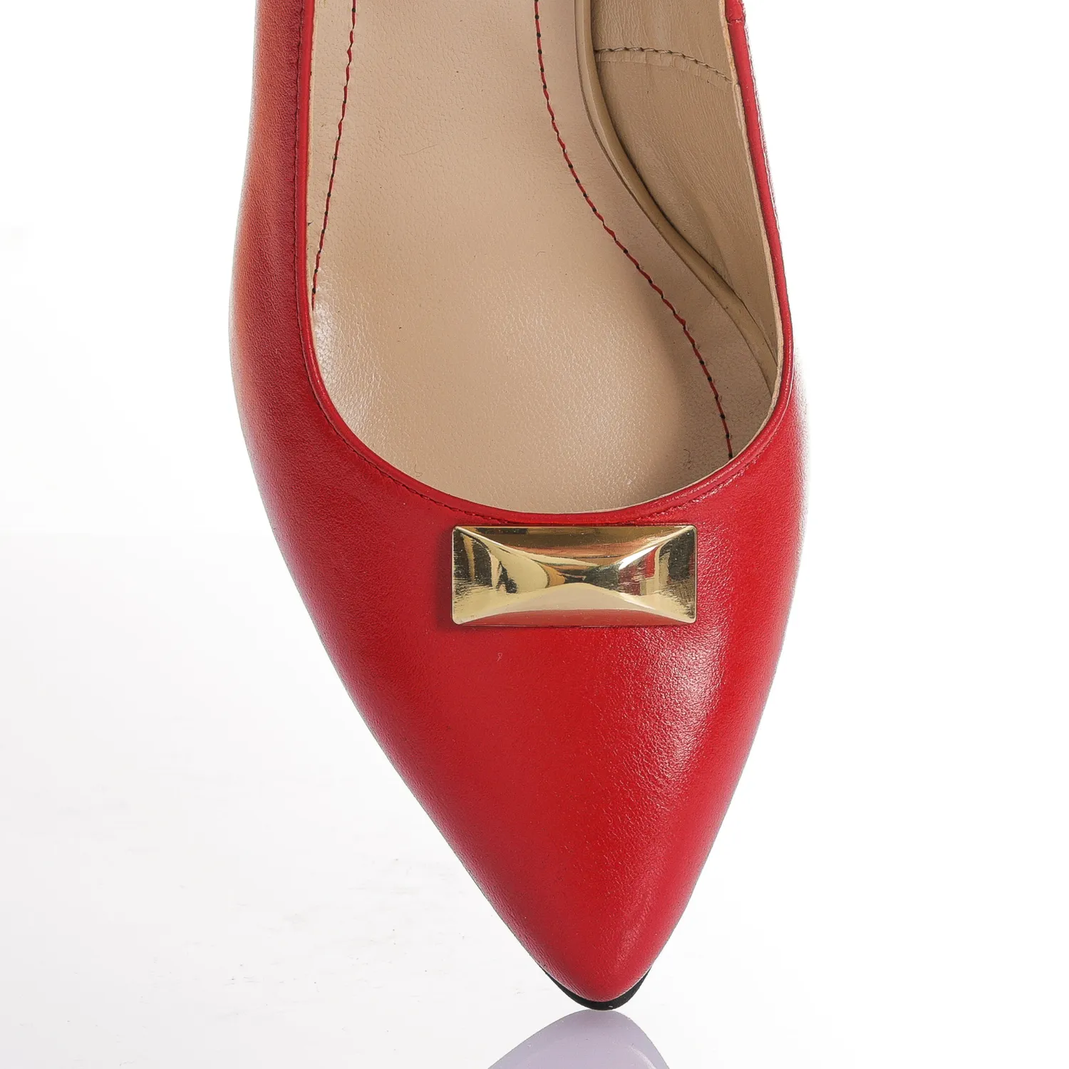 Catinca Shoes A51 RB pantofi dama piele rosie box