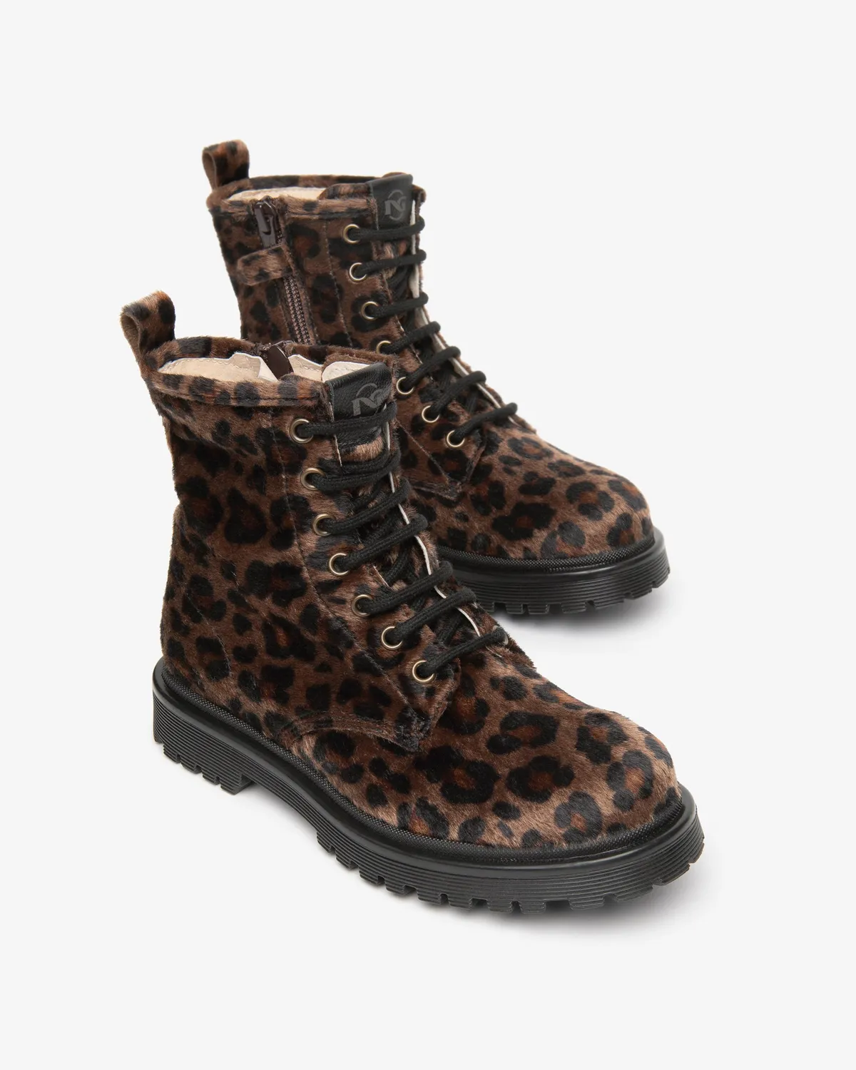 NeroGiardini Teen bocanci fete piele animal print