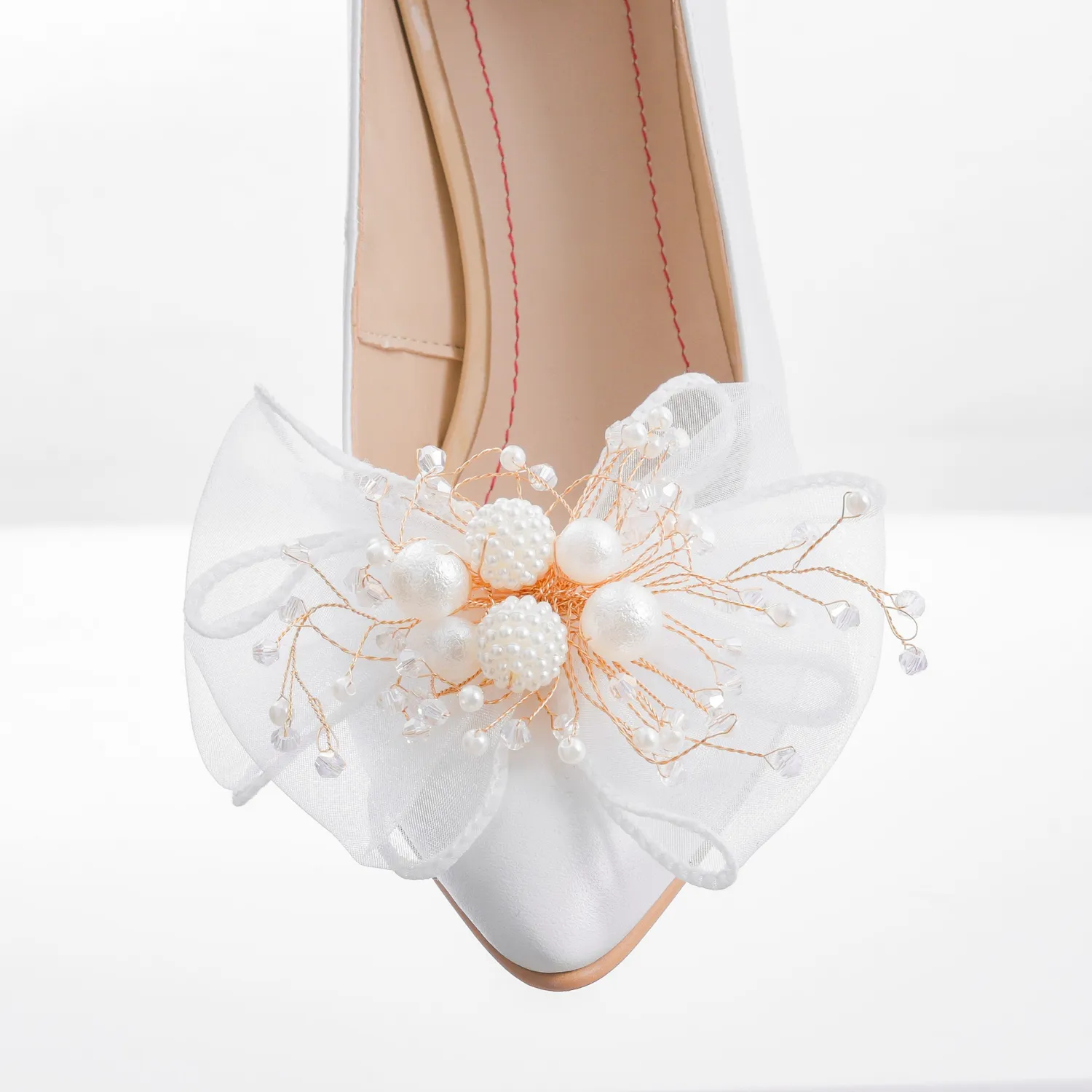 Catinca Shoes A16 ALB pantofi dama albi piele box