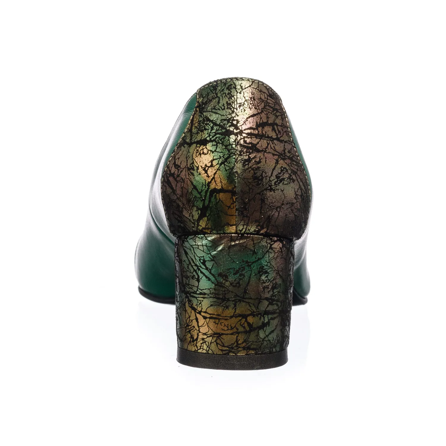 Catinca Shoes A5 VS pantofi dama piele verde straveziu