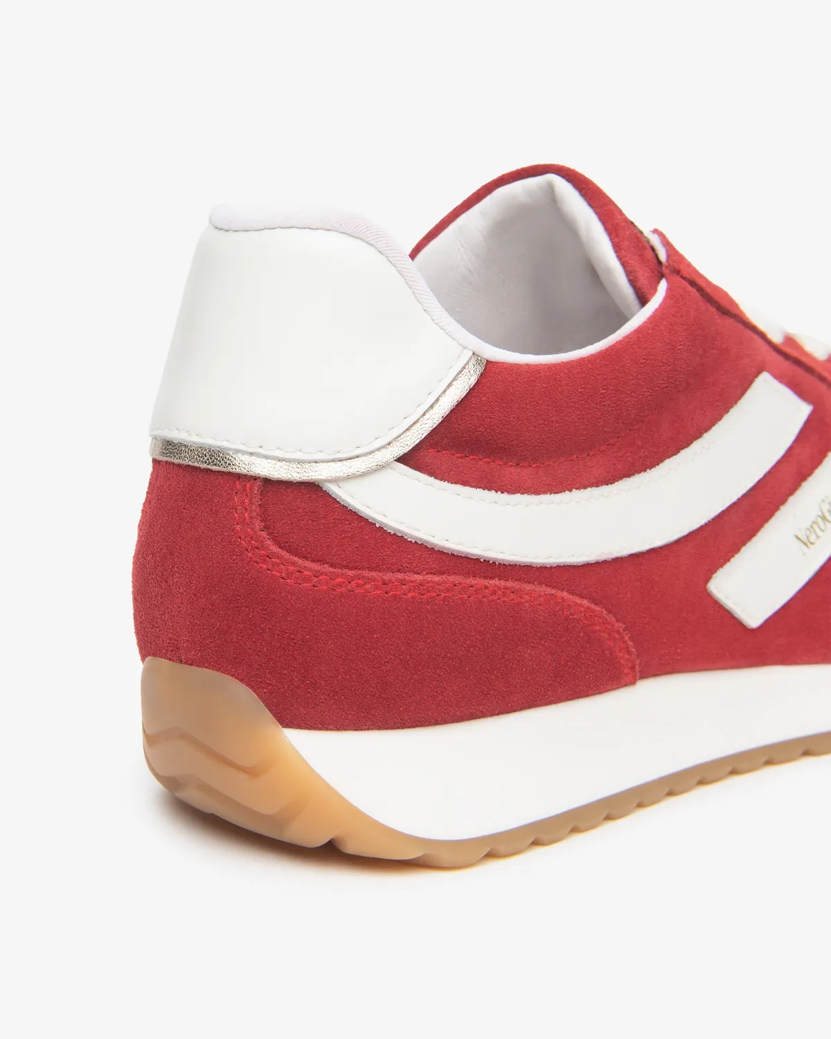 NeroGiardini sneakers damă piele cu branț Memory