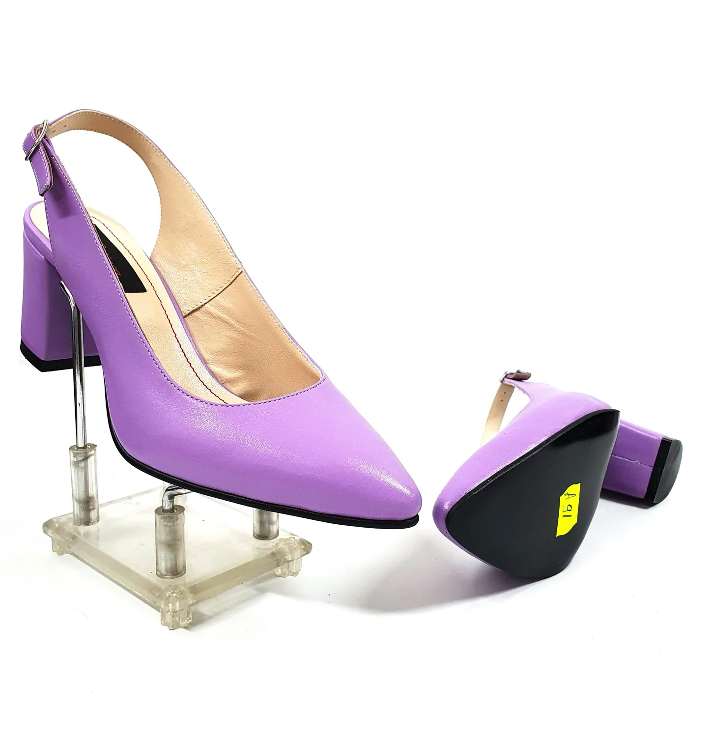 Catinca Shoes A91 L sandale dama piele naturala lila