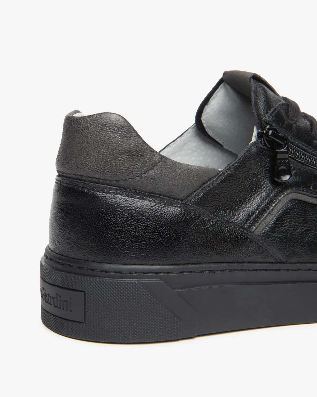 NeroGiardini sneakers barbati piele cu fermoar