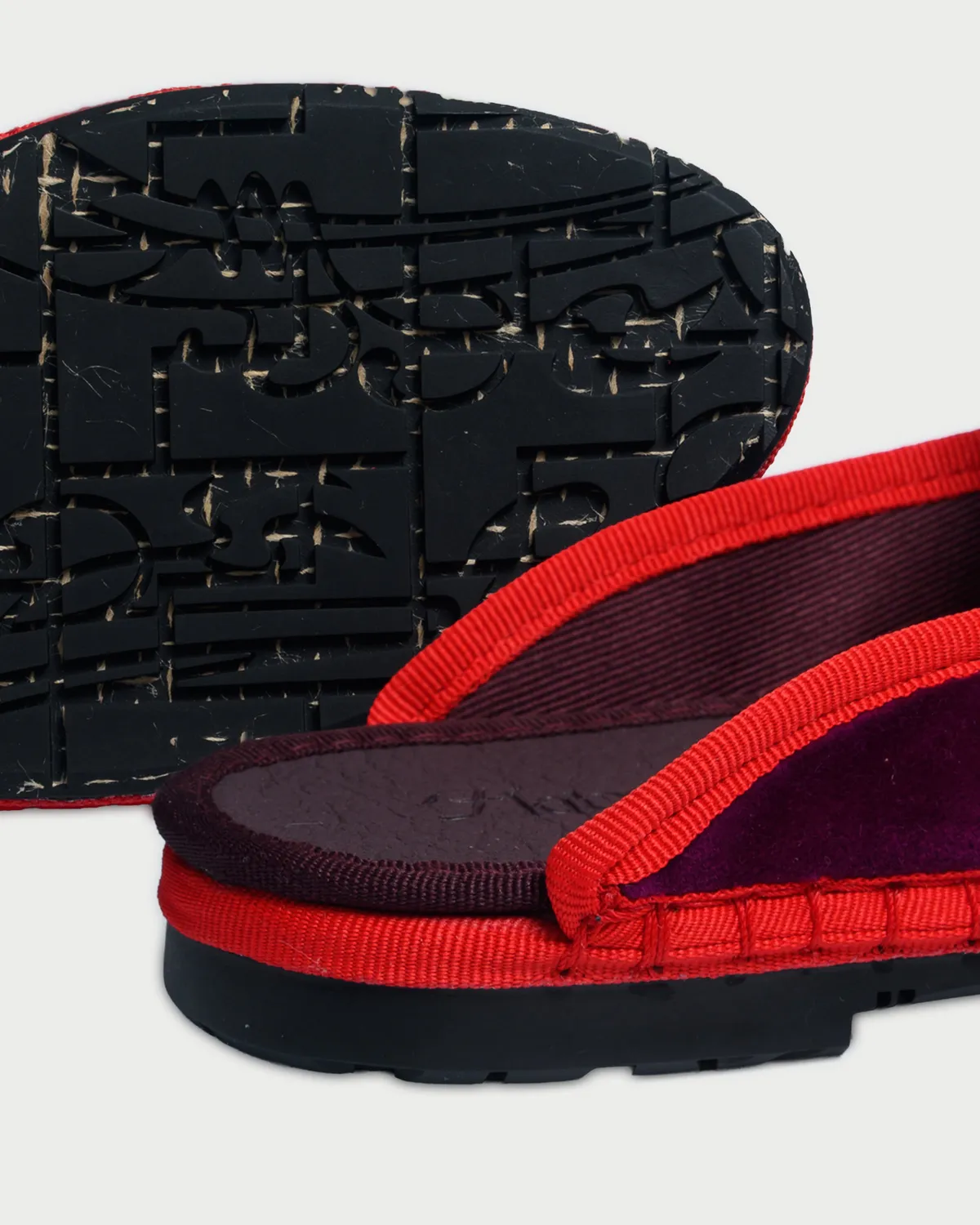 Flagelus Bruna Cherry pantofi dama visiniu