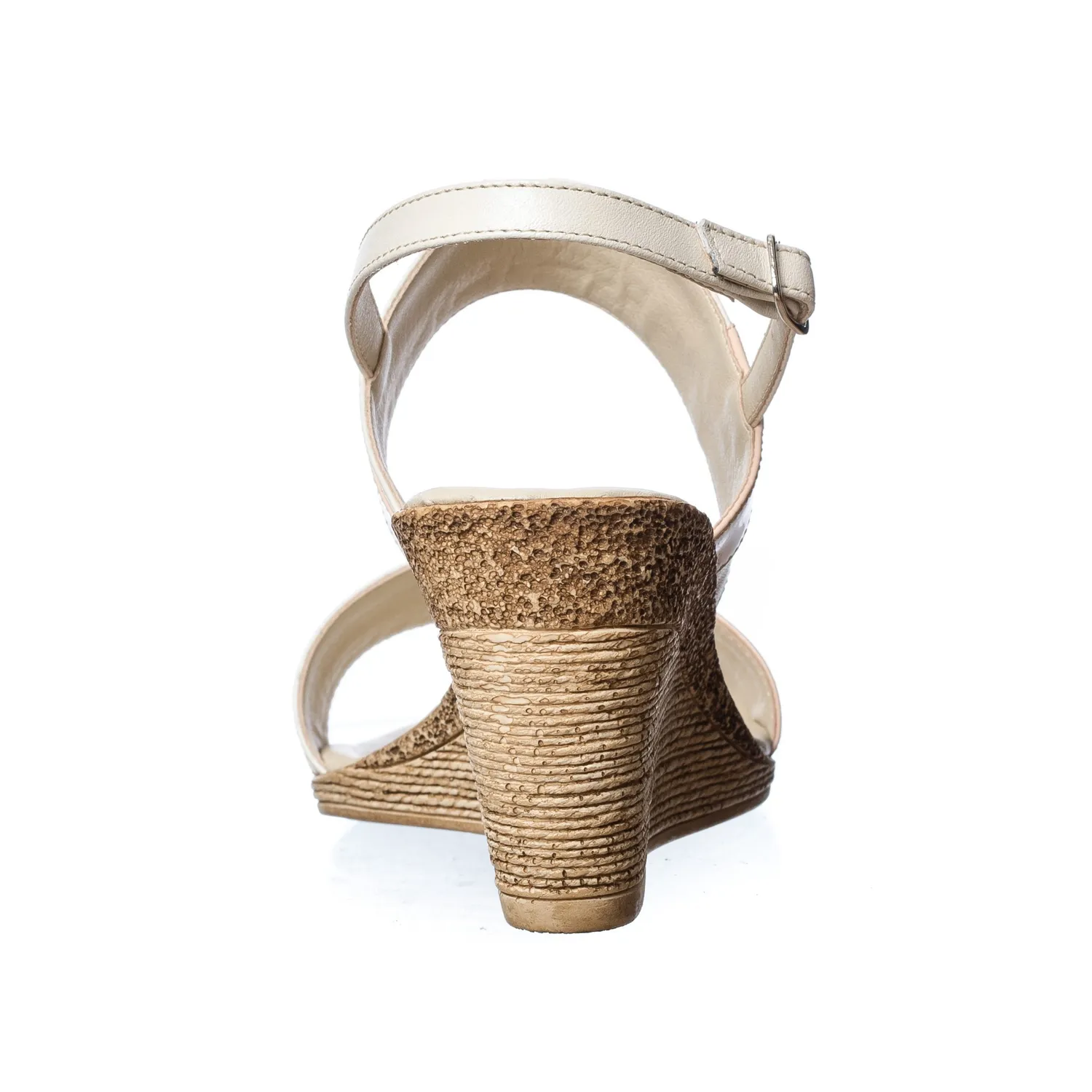 Catinca Shoes E7 ALN sandale dama piele alb nude