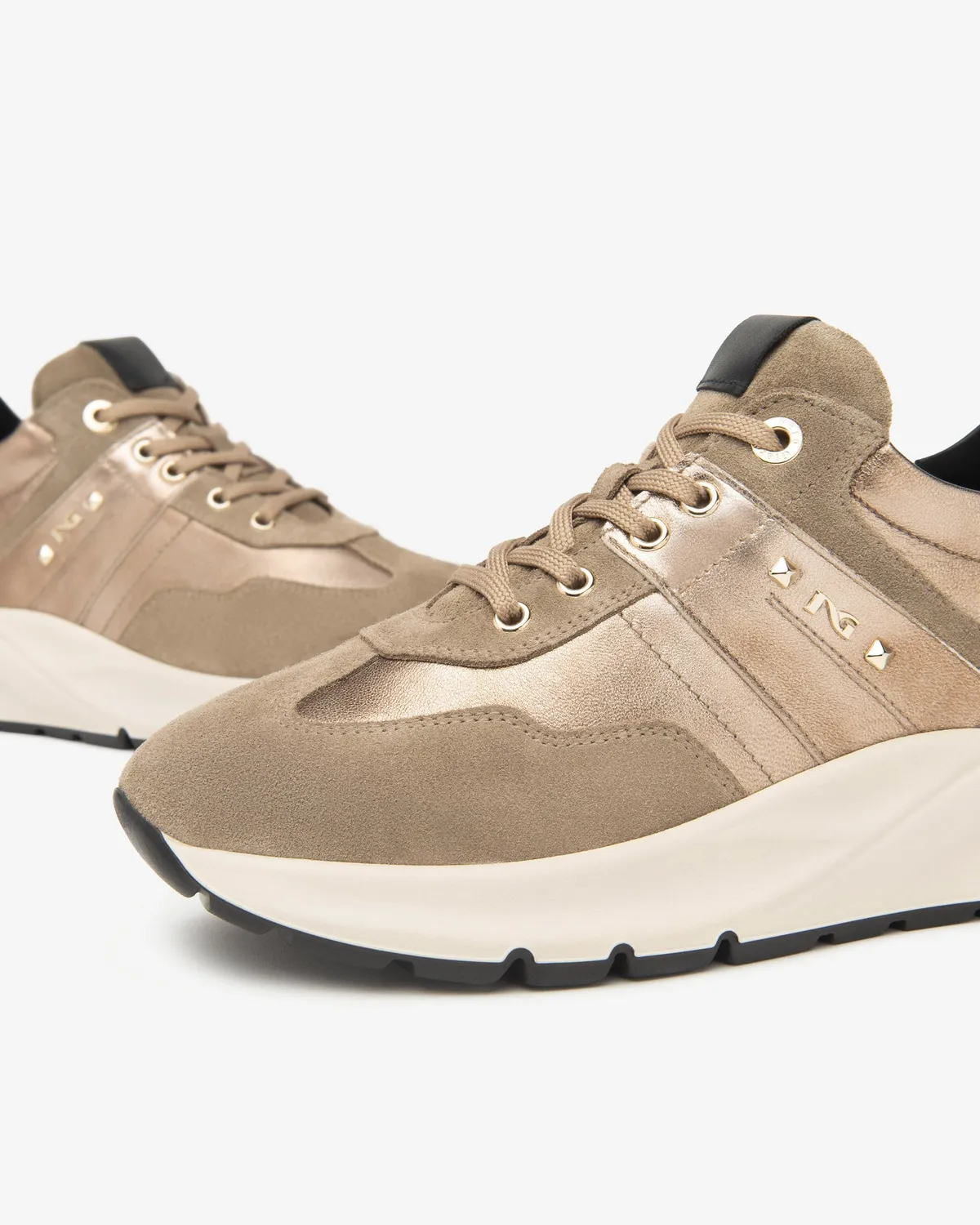 NeroGiardini sneakers dama piele intoarsa talpa confort