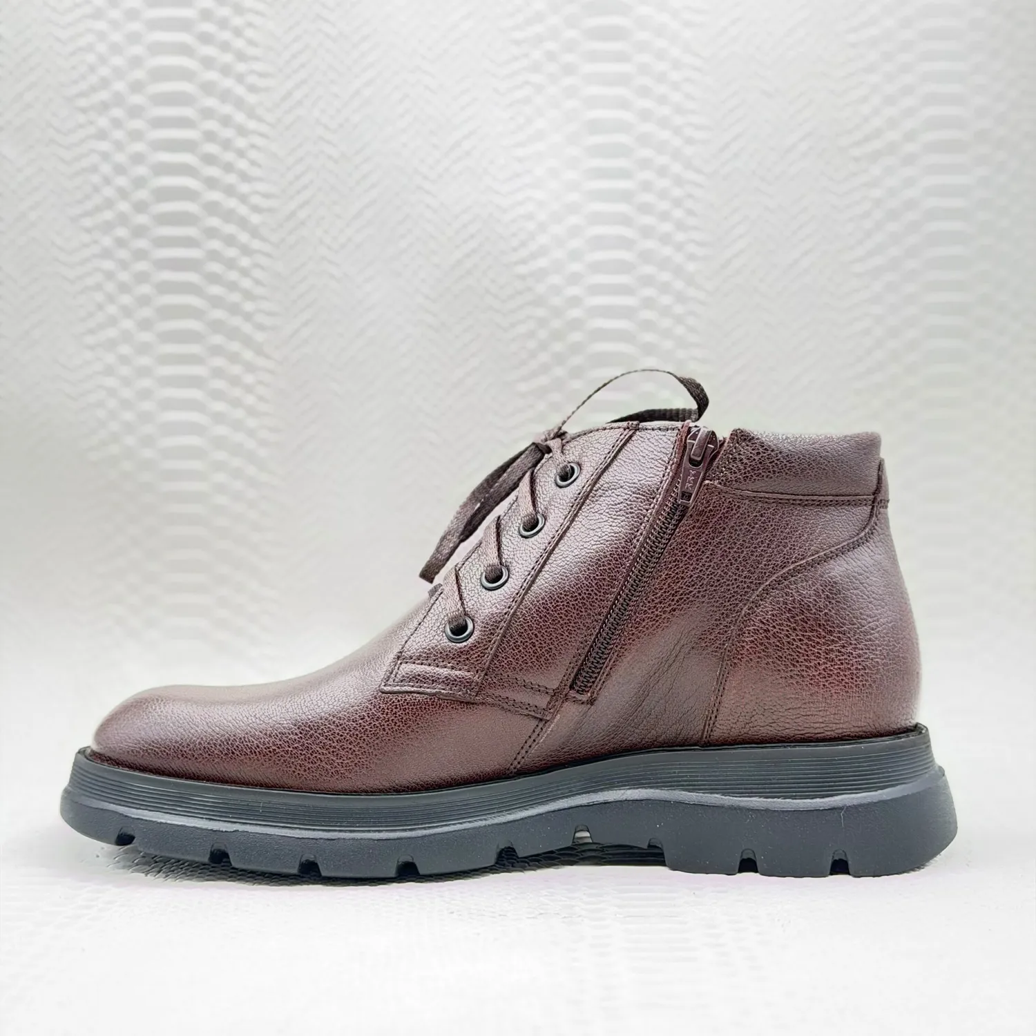 Lucas Shoes 390 ghete piele maro bizon