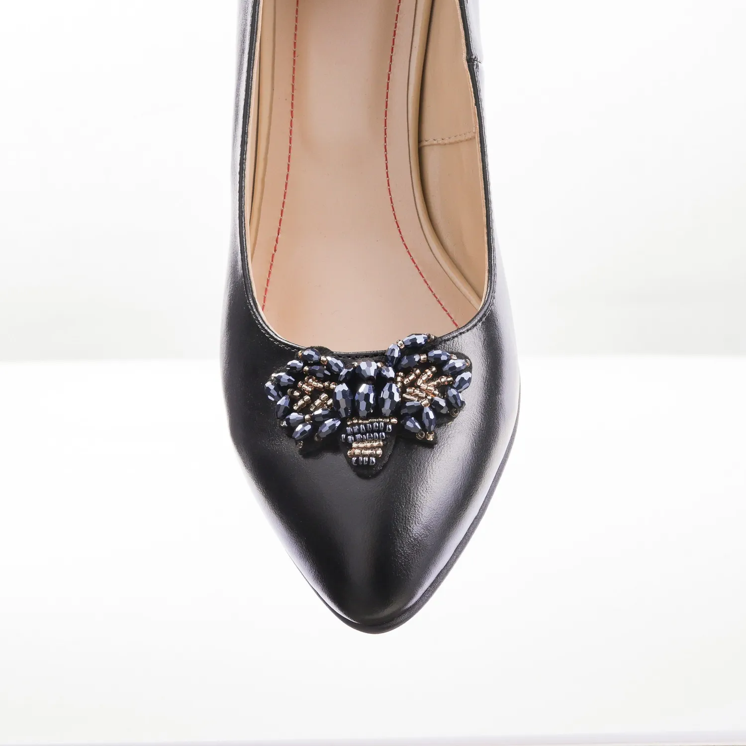 Catinca Shoes A62 NE pantofi dama negru box piele naturala