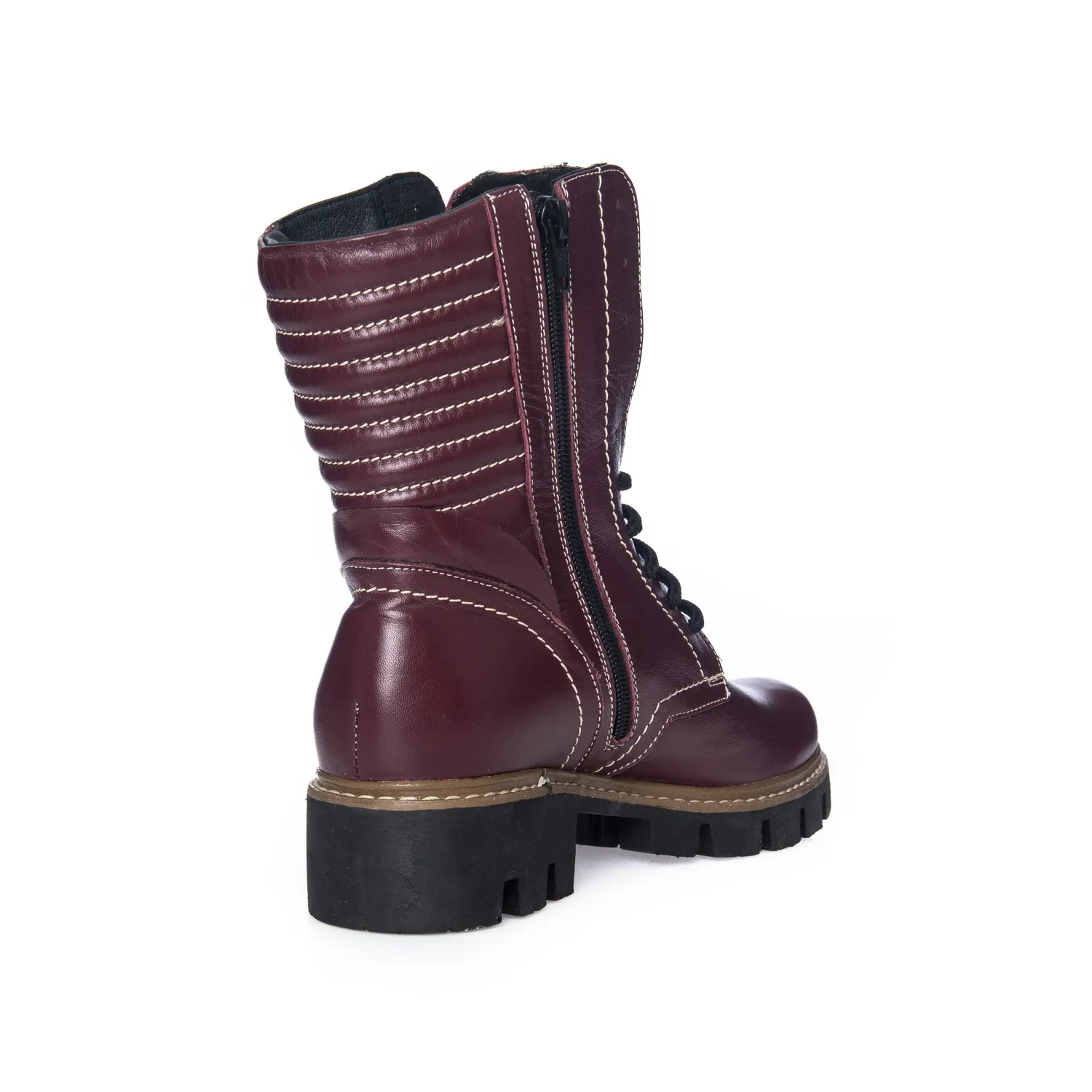 Catinca Shoes BC15 BOB bocanci dama bordo box piele naturala