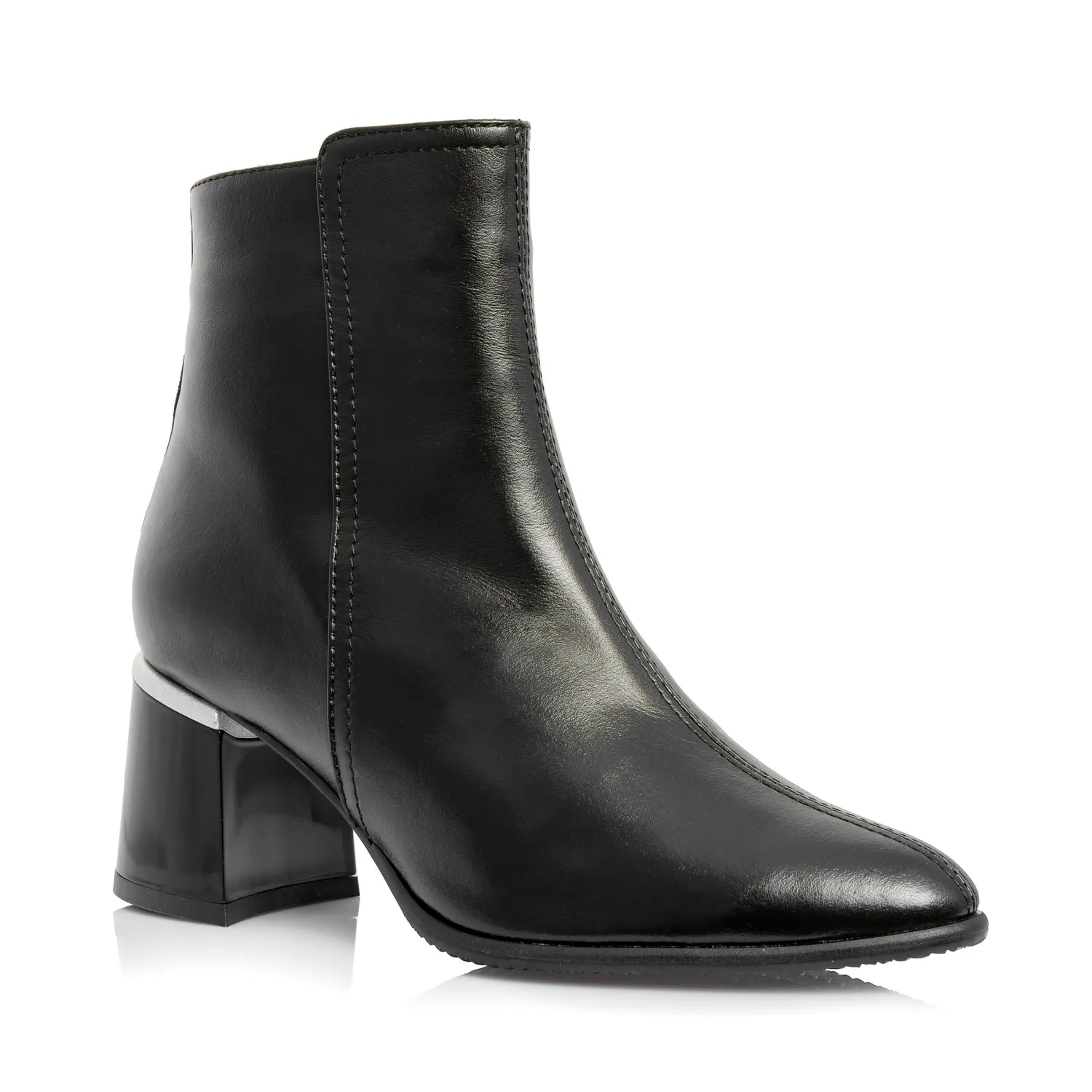 Catinca Shoes GX31TI NB ghete dama piele negru box