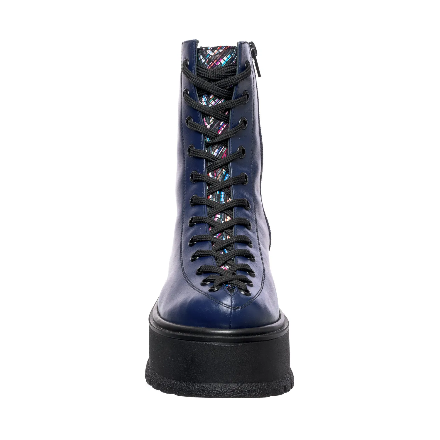 Catinca Shoes BC33 BBZ bocanci dama piele blue box zigzag