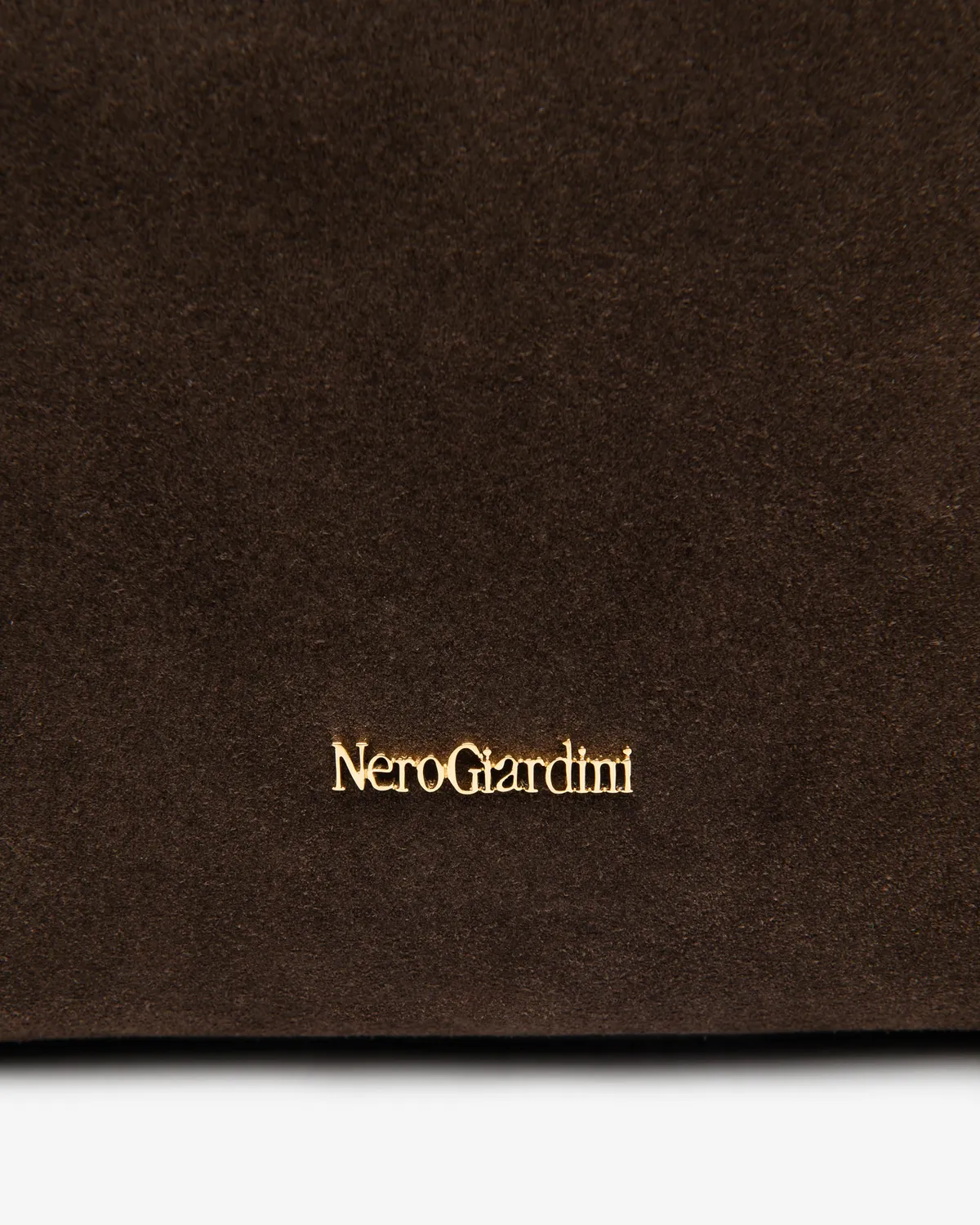 NeroGiardini geantă piele crossbody ciucuri