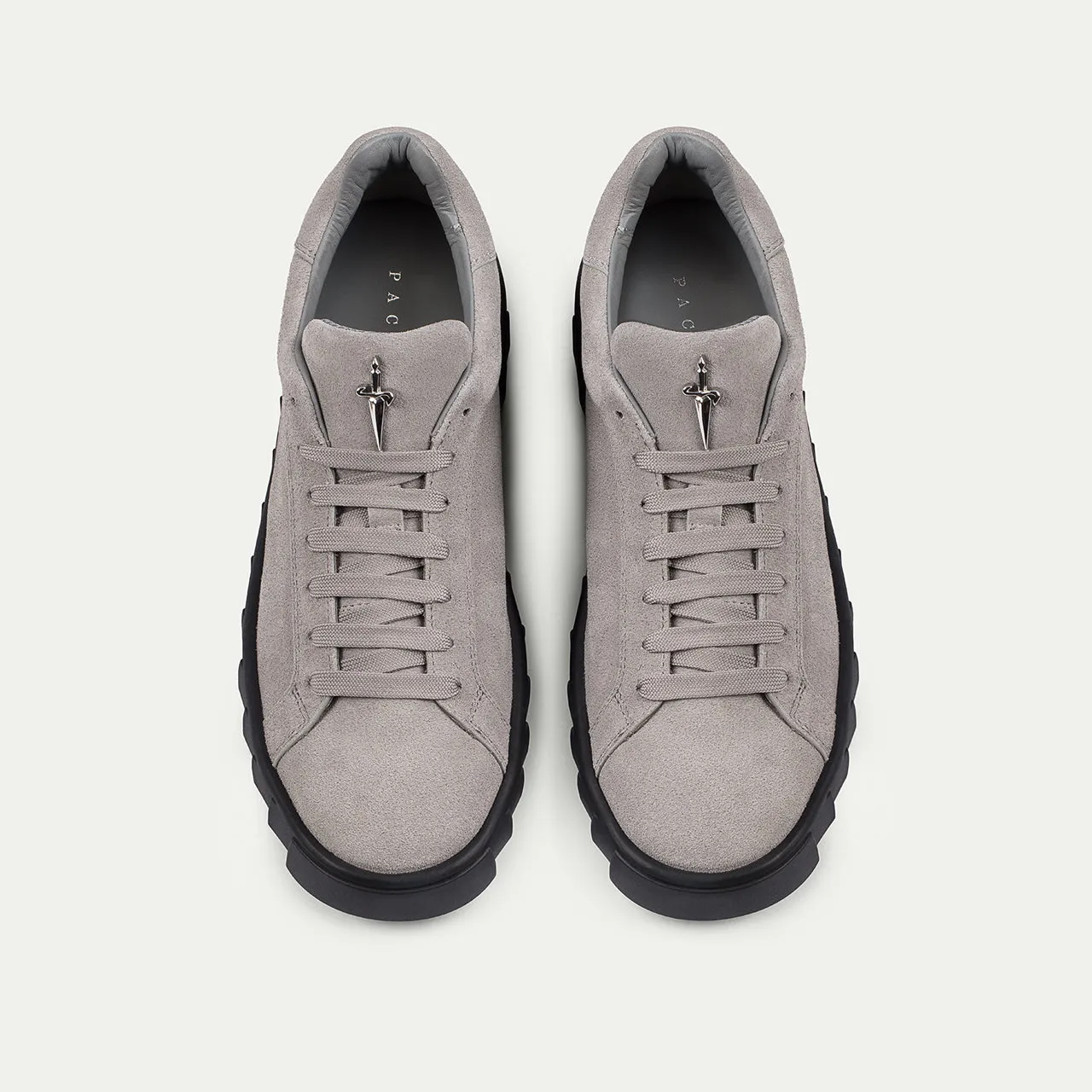 Cesare Paciotti Shark Derby sneakers barbati piele gri