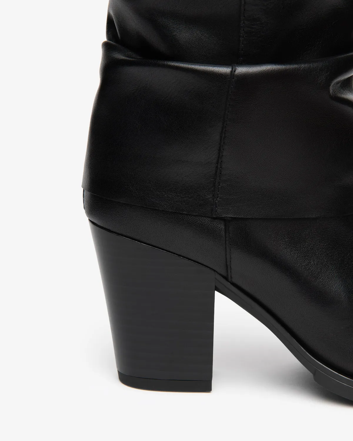 NeroGiardini cizme western dama piele toc 80 mm
