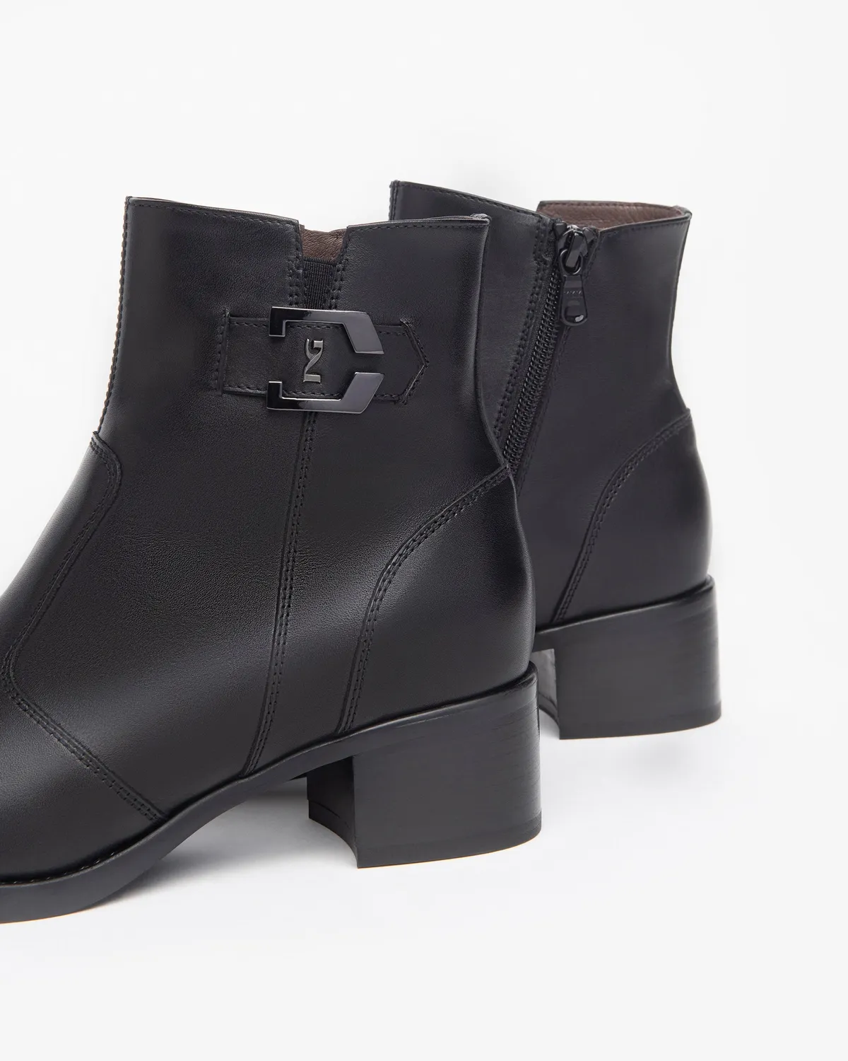 NeroGiardini botine dama piele DryGo confort zilnic