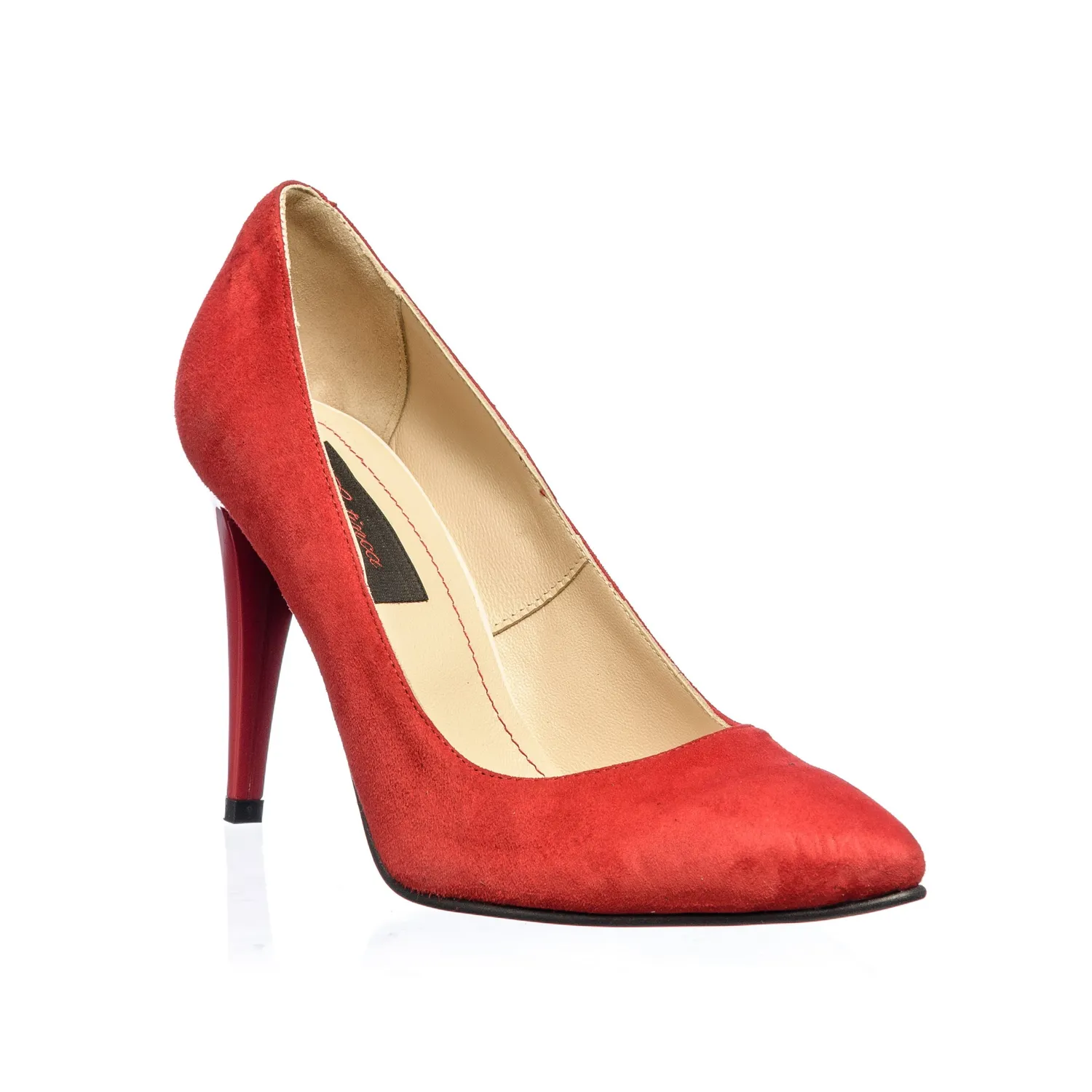 Catinca Shoes 2691 RA pantofi dama stiletto piele rosie