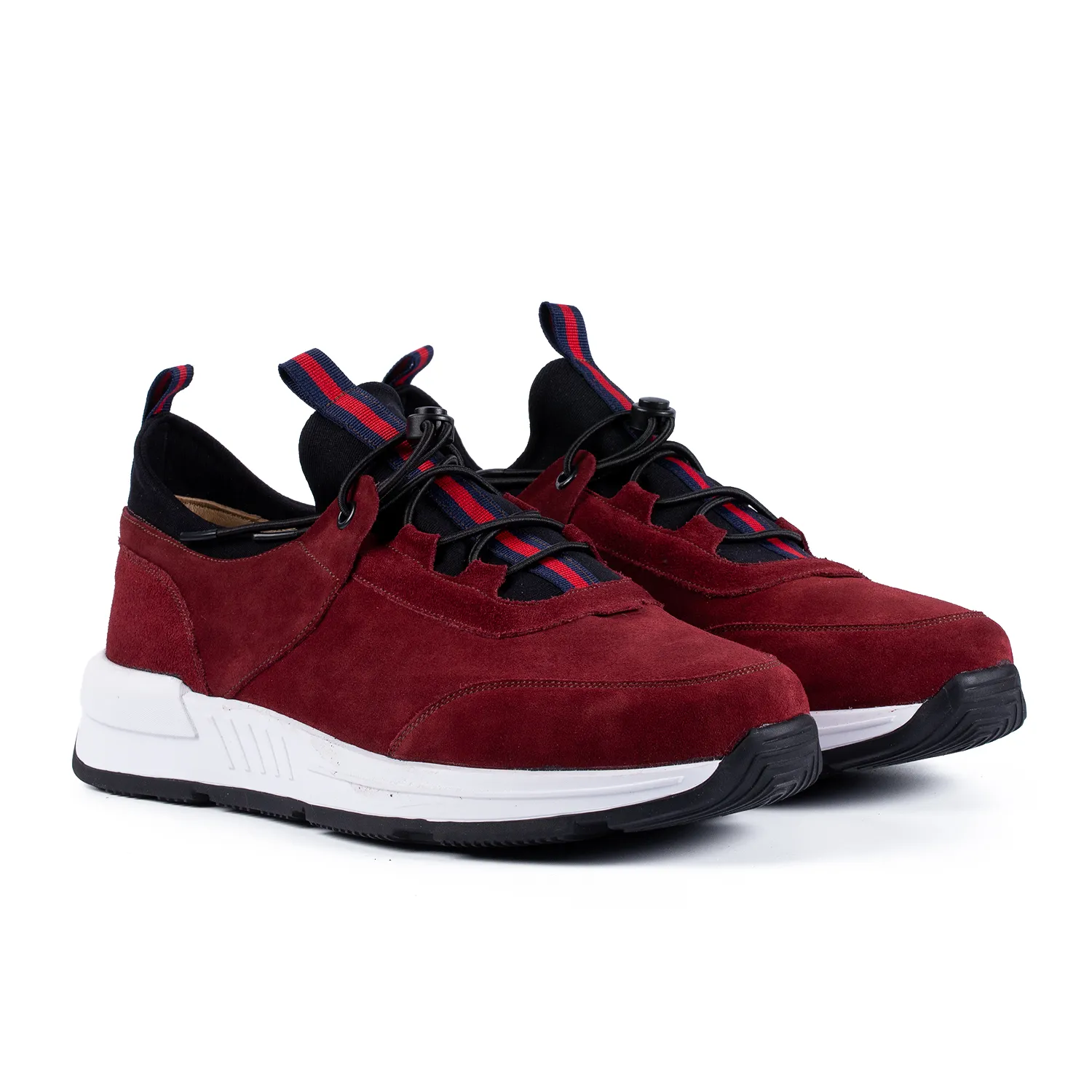 Lucas Shoes Sneaker 520 Rosso Velur adidași piele