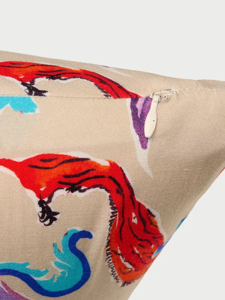 Flagelus Cristobal Cushion husa perna imprimata