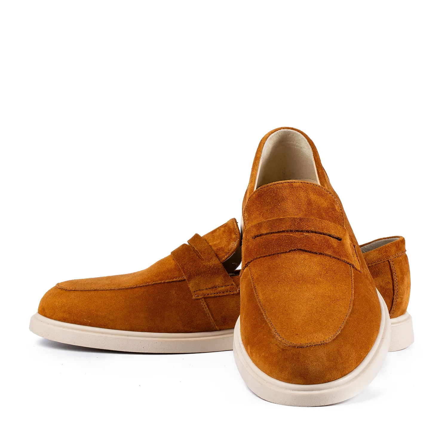 Lucas Shoes Ezra Bej Autumn mocasini velur bej