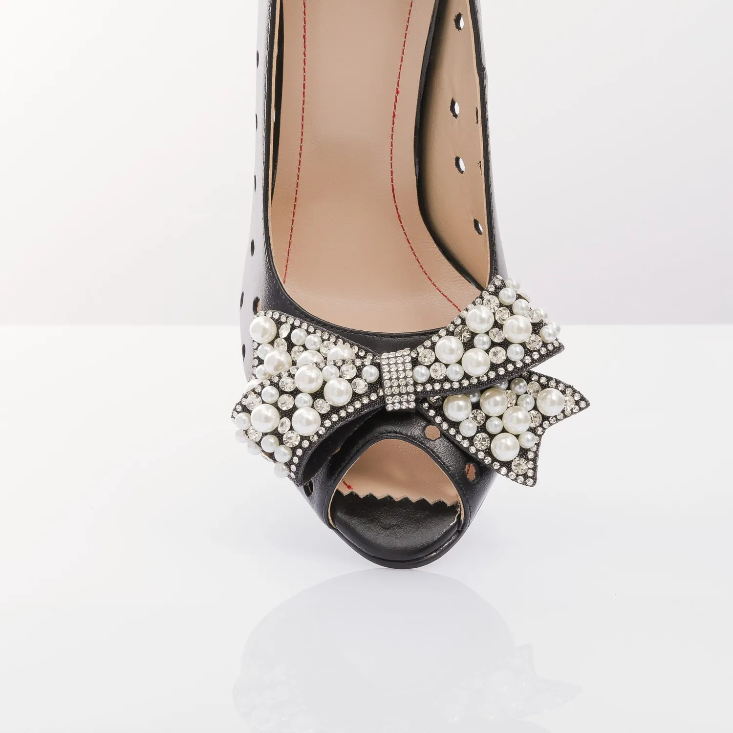Catinca Shoes F23M NE sandale dama negre piele naturala